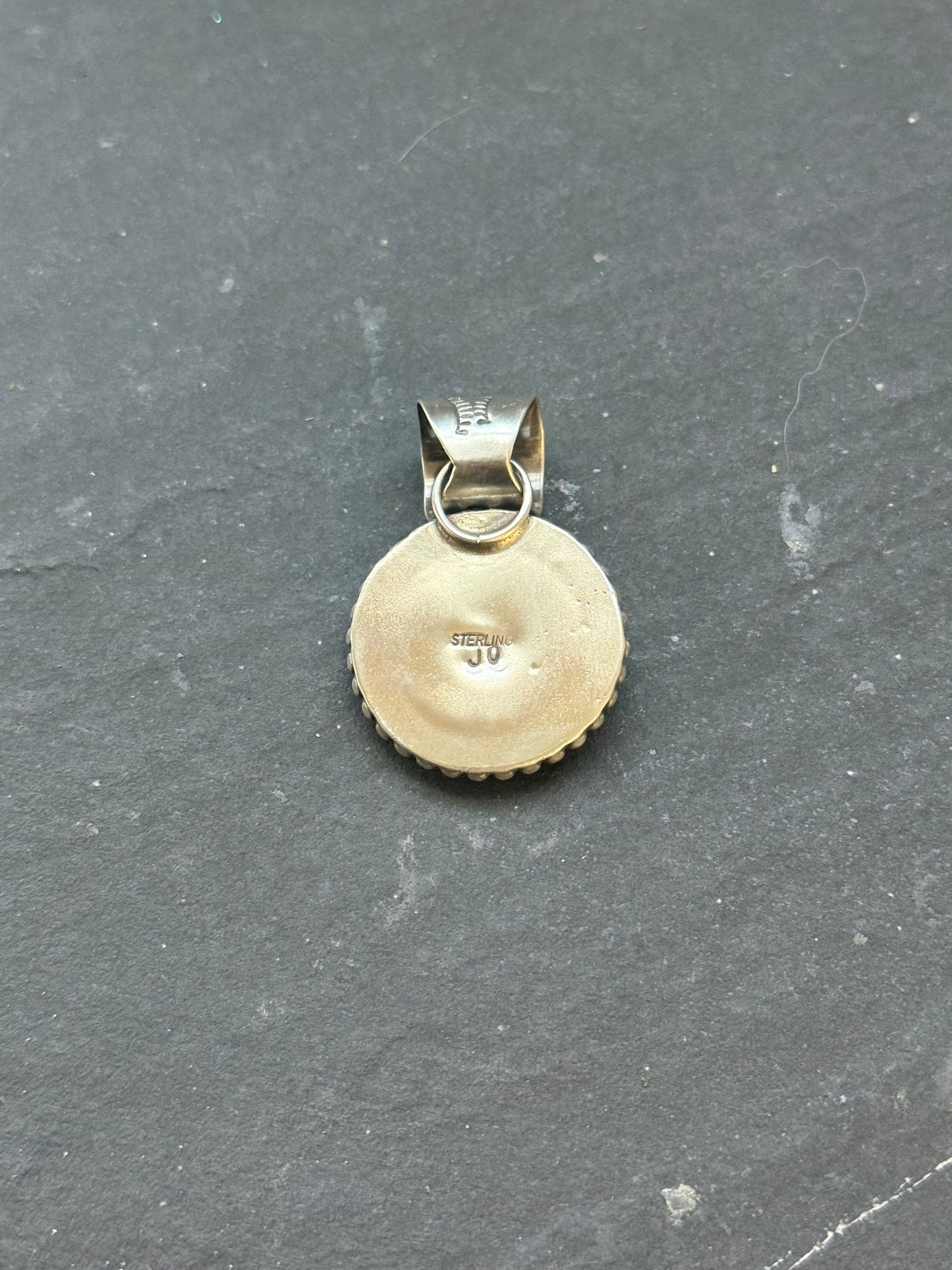 Sterling Silver + Vintage Buffalo Nickel Concho Style Pendant