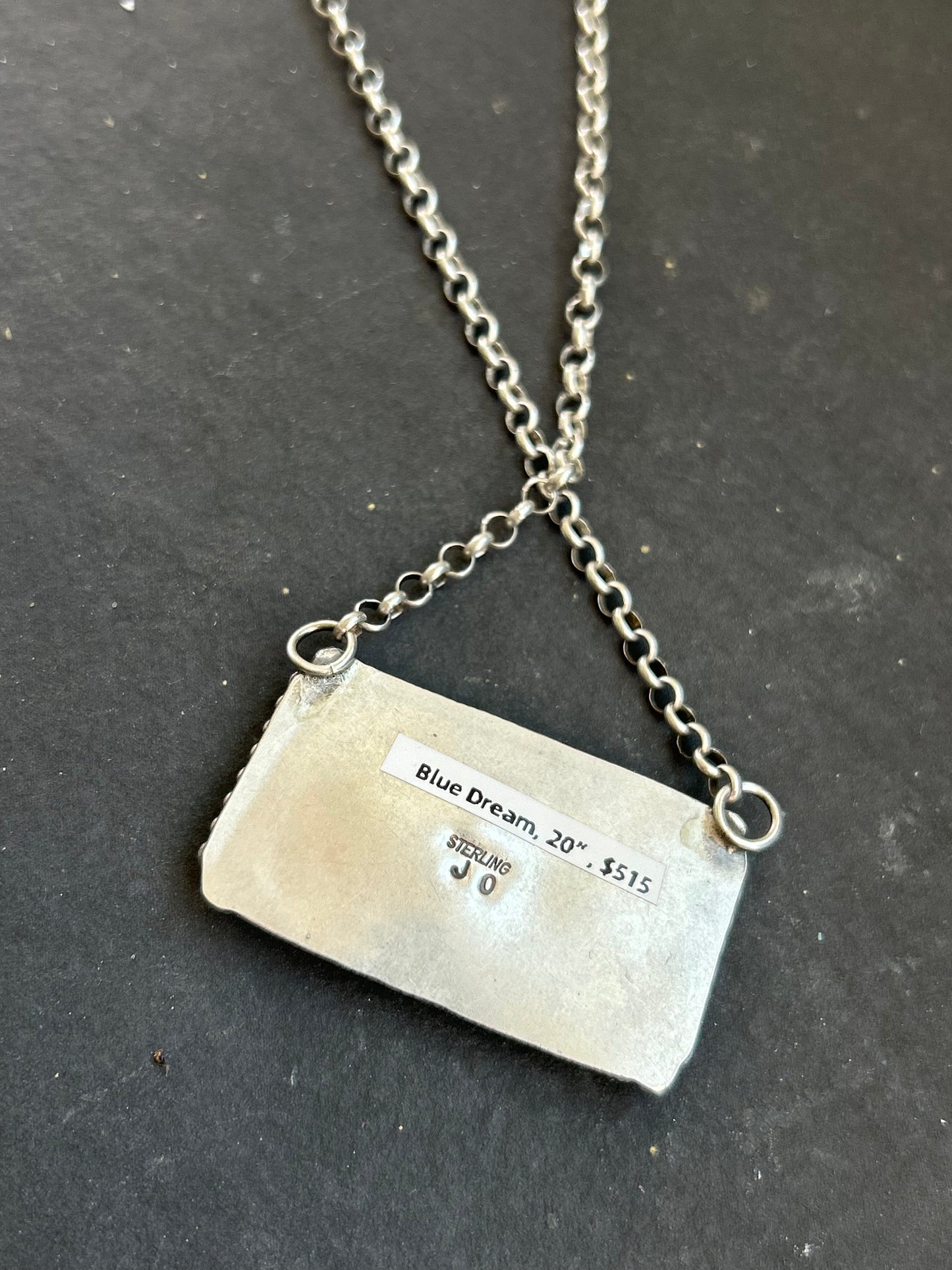 Blue Dream Turquoise Bar Necklace