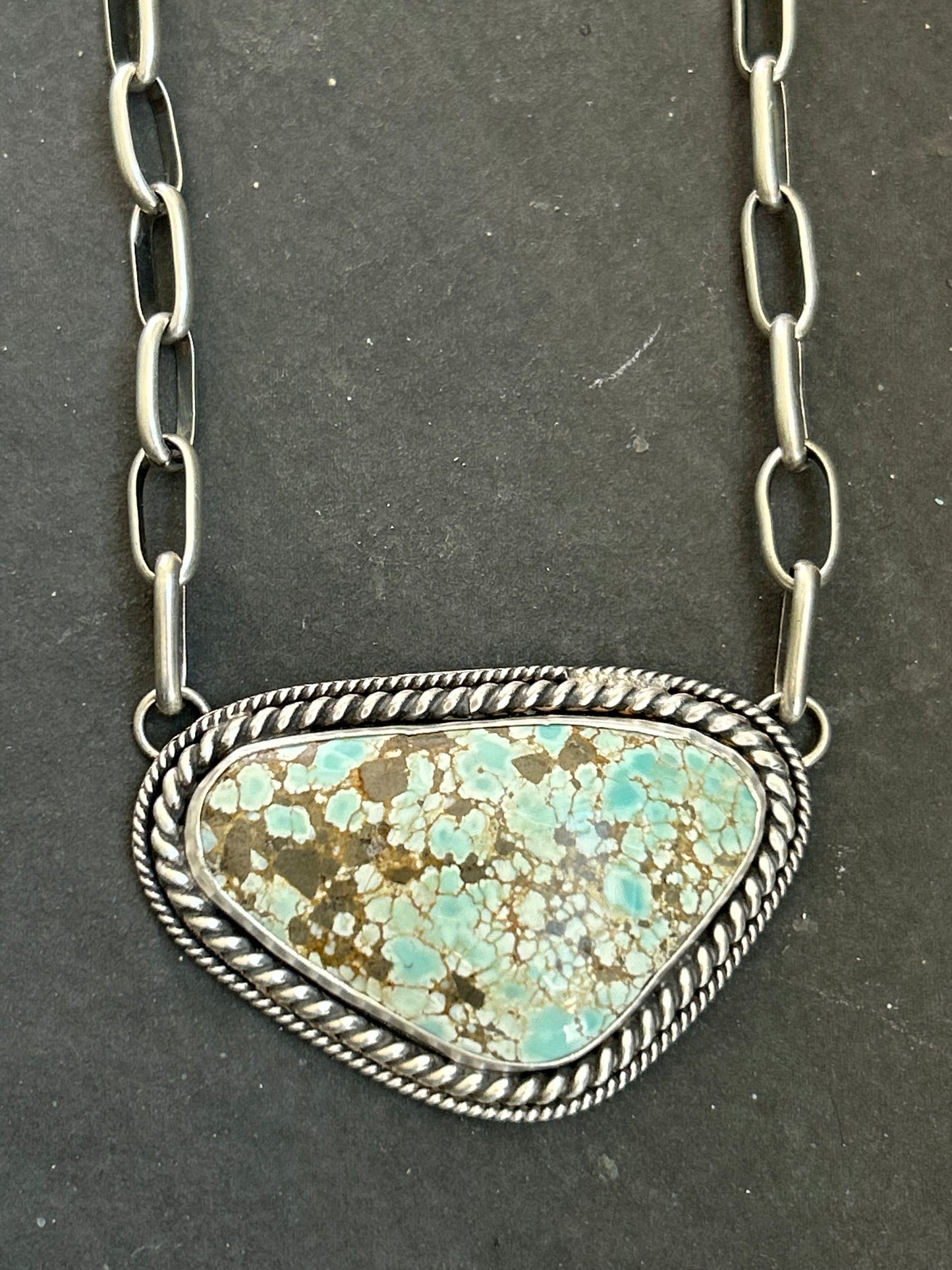 Lone Mountain Turquoise Bar Necklace