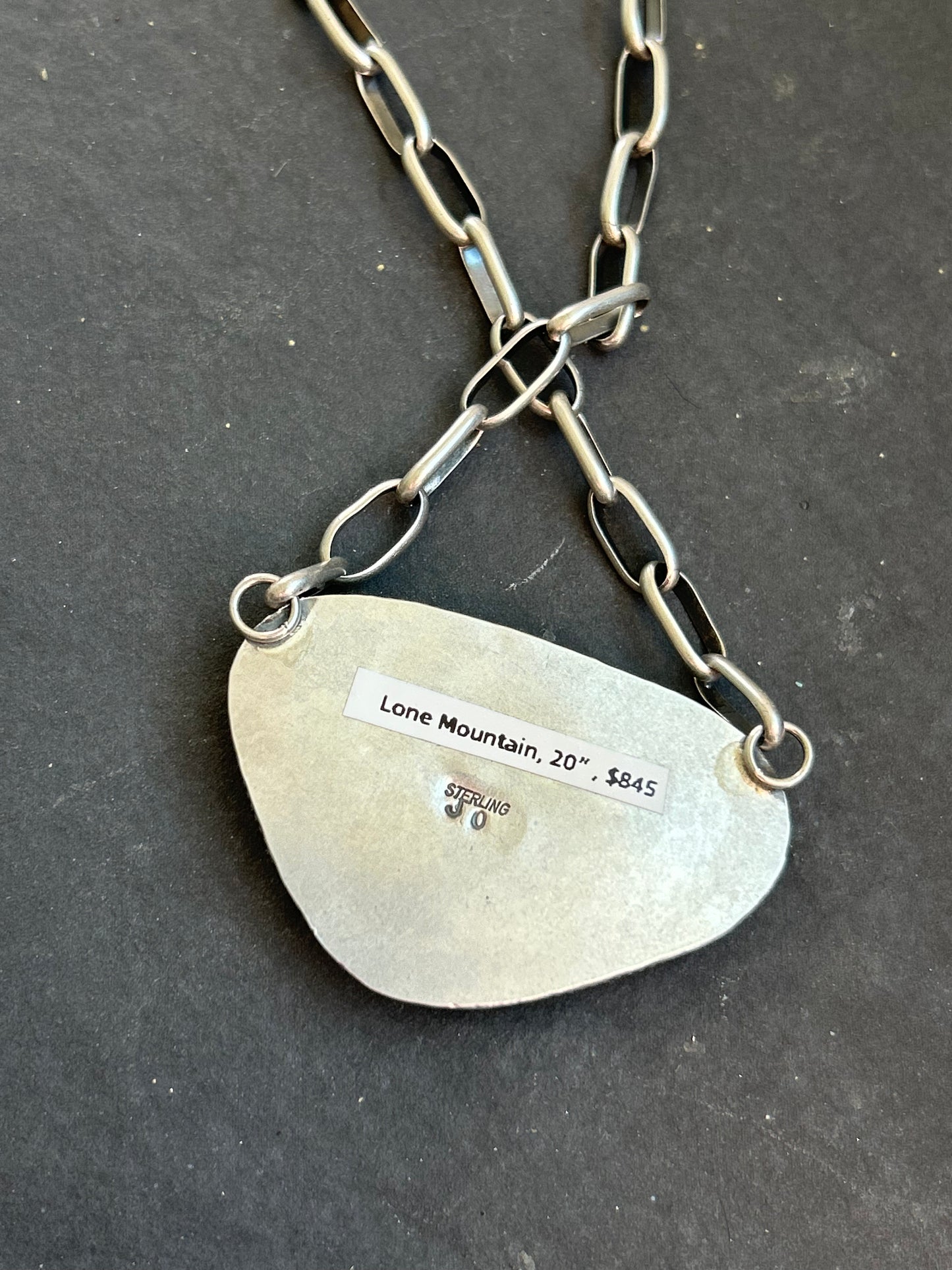 Lone Mountain Turquoise Bar Necklace