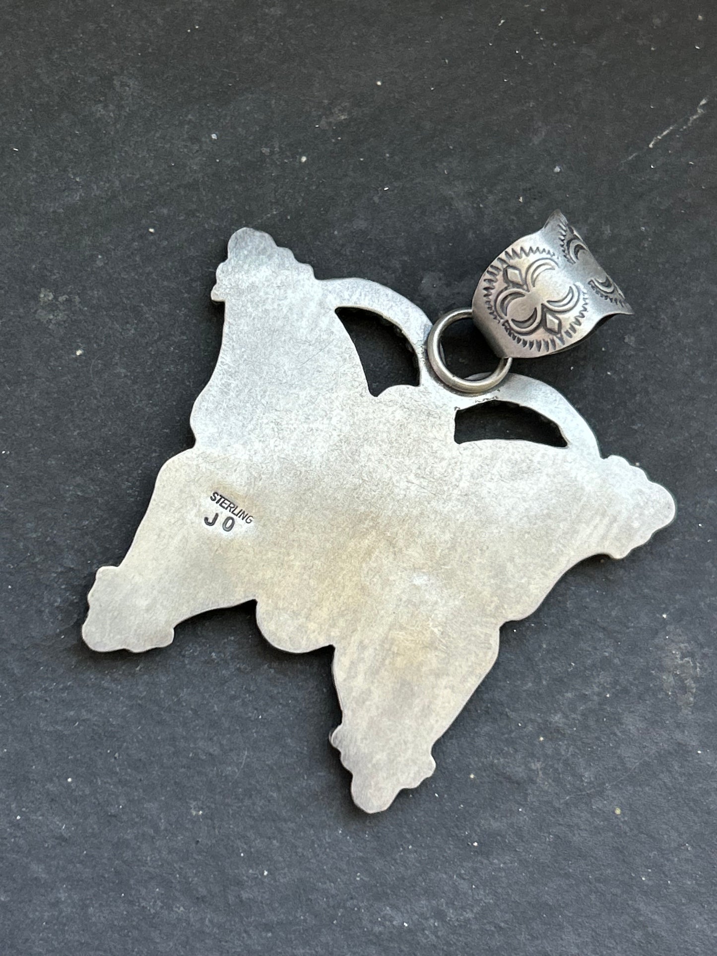 Purple Spiny Oyster Butterly Pendant