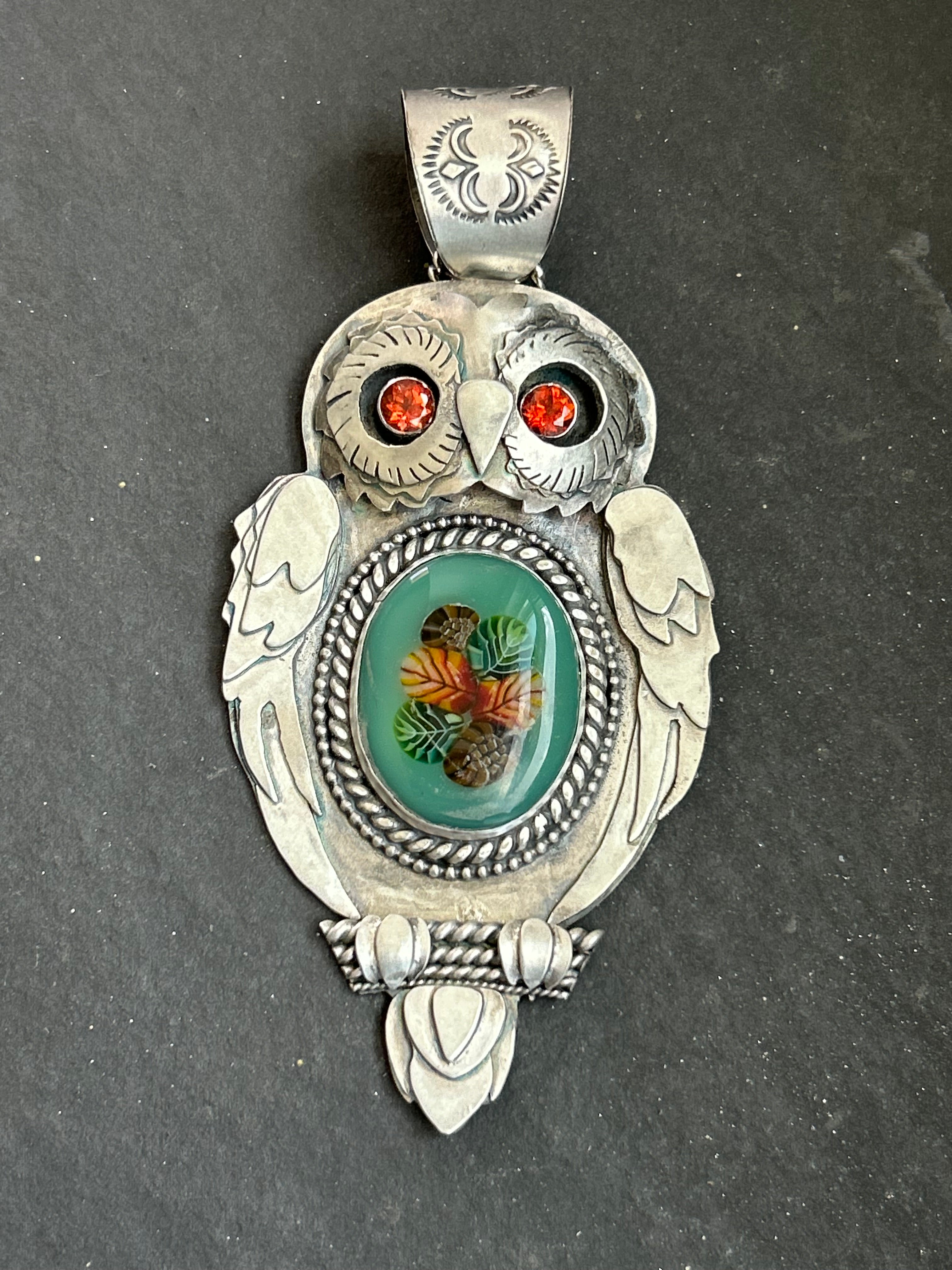 Autumn Owl Pendant