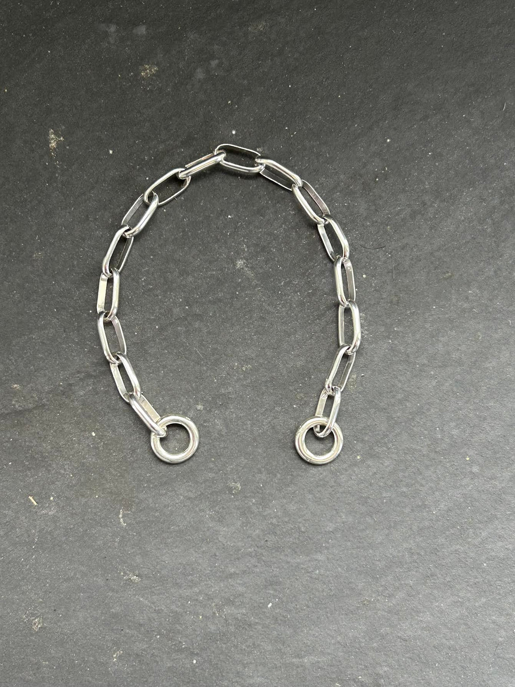 Sterling Silver Medium Link Dainty Paperclip Twilly Slider Converter Chain