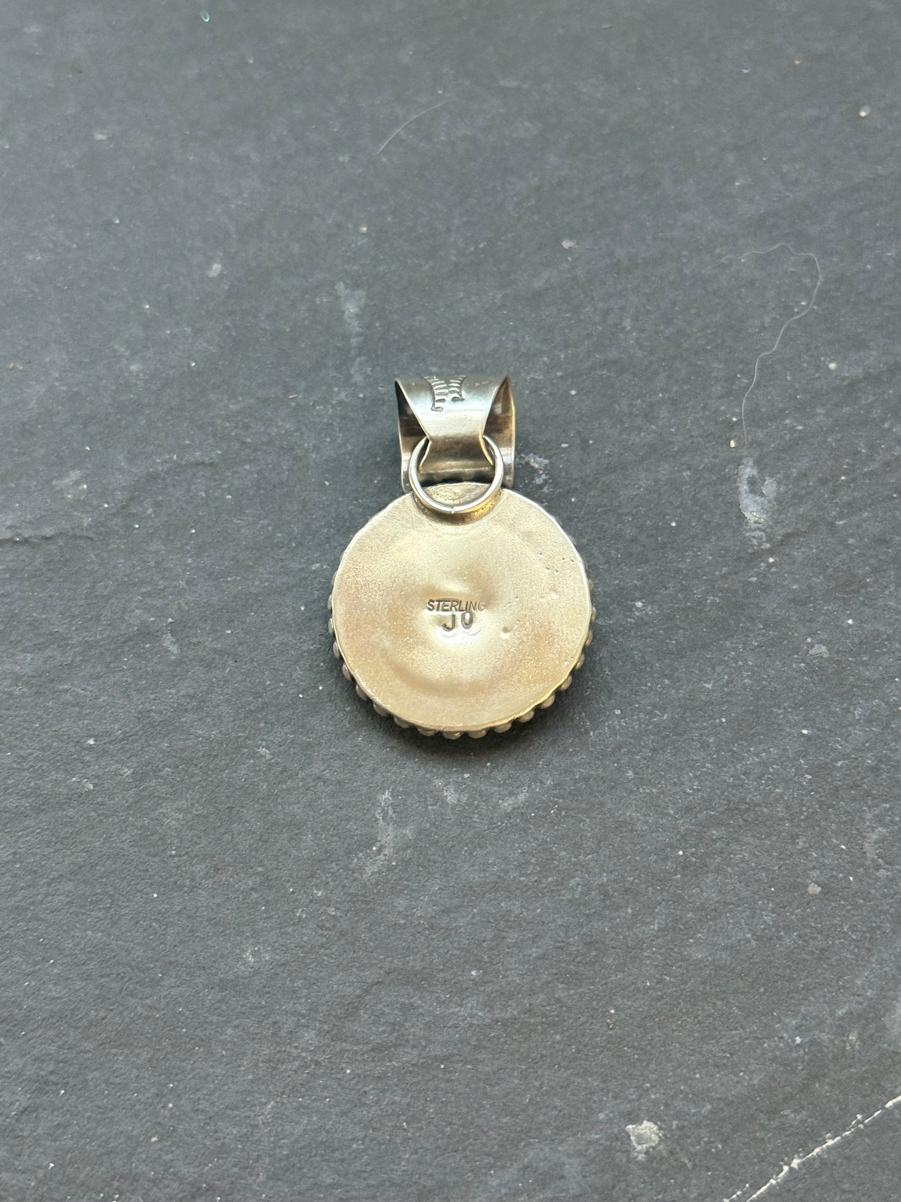 Sterling Silver + Vintage Buffalo Nickel Concho Style Pendant