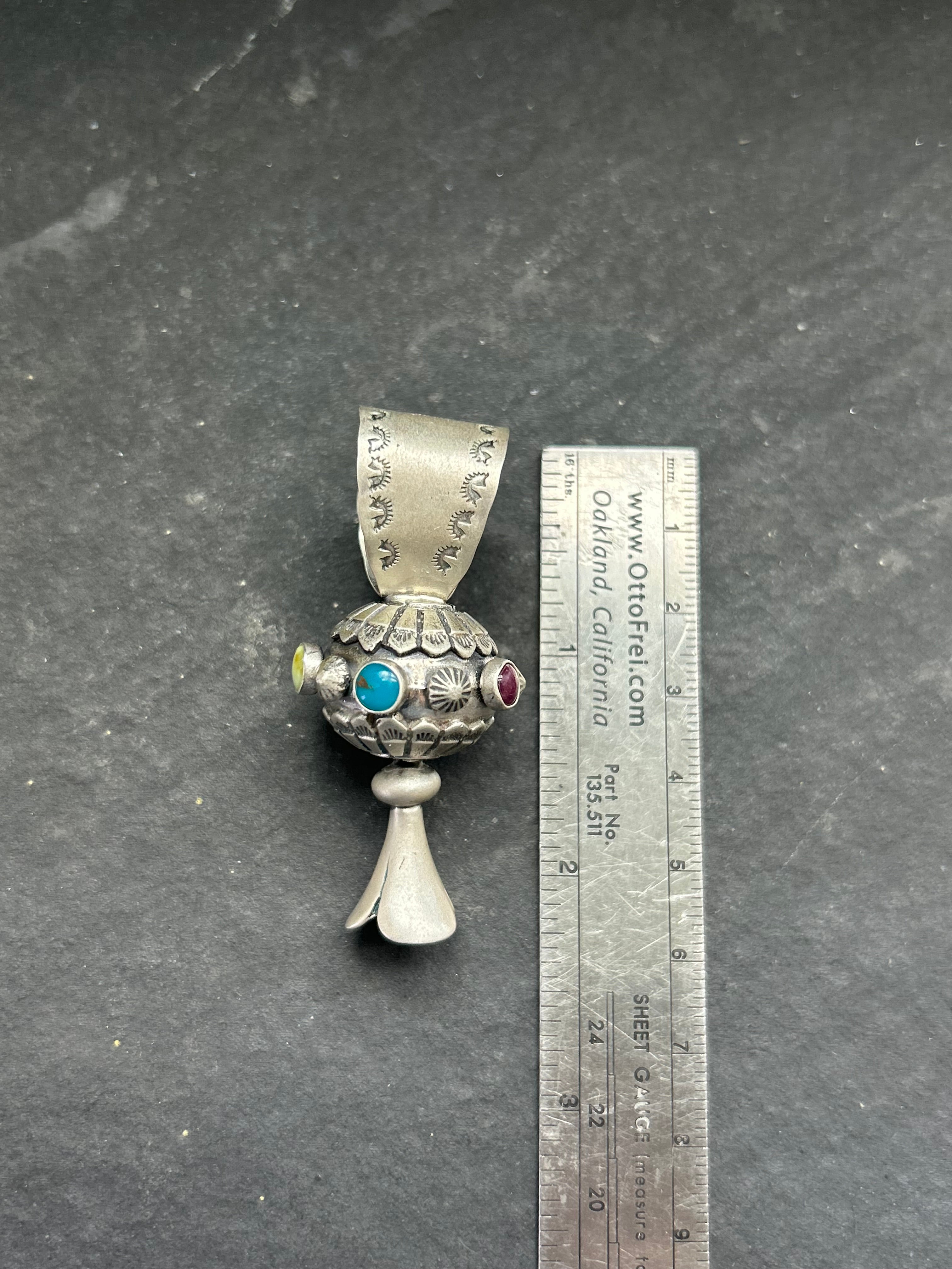 Rainbow Blossom Pendant
