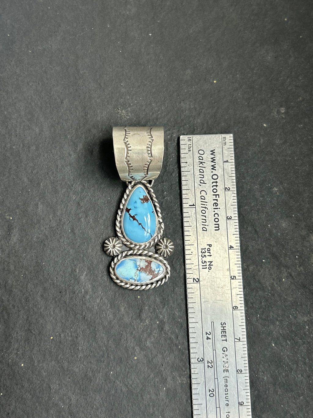 Golden Hill Drop Bar Pendant