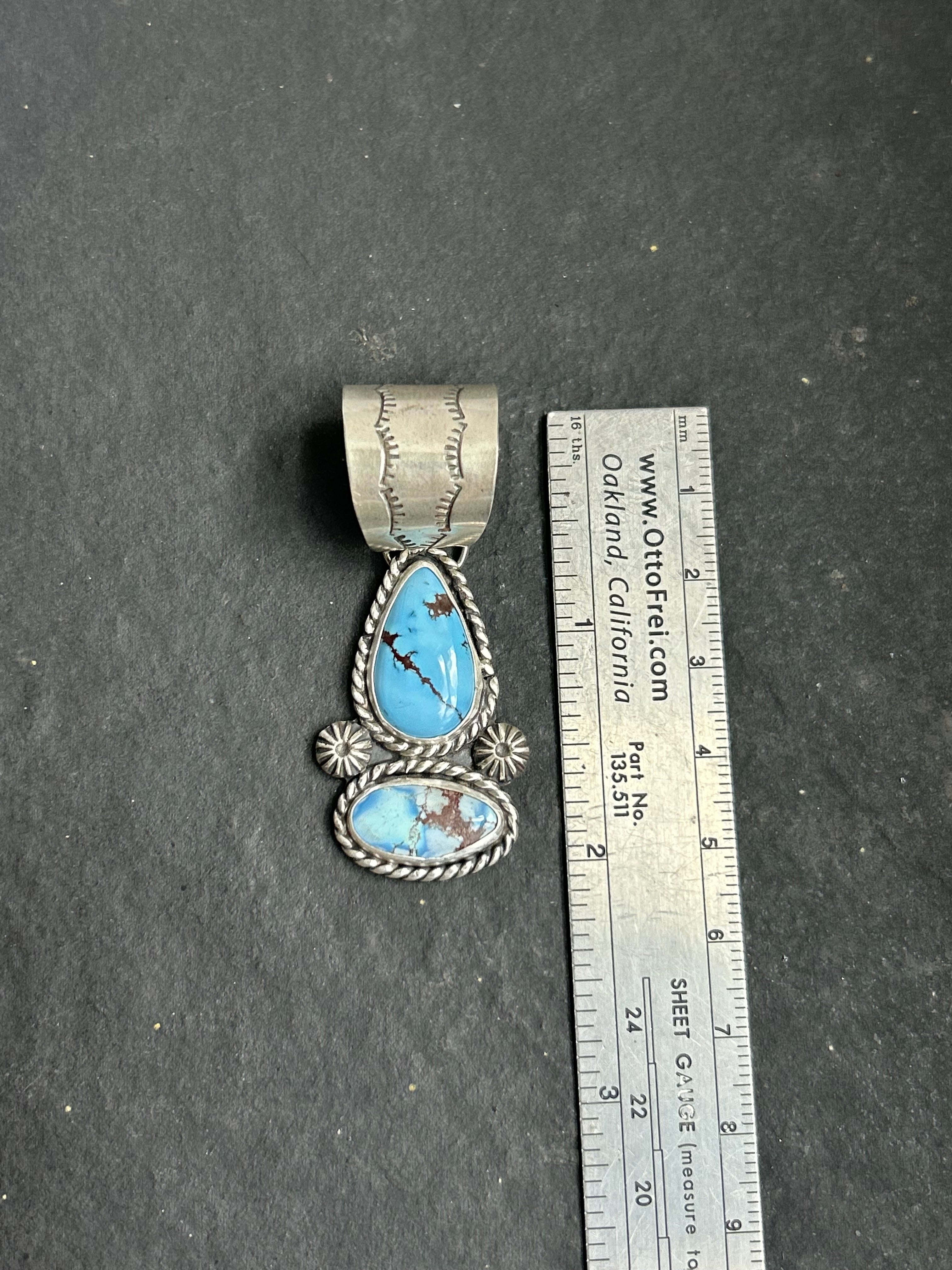 Golden Hill Drop Bar Pendant
