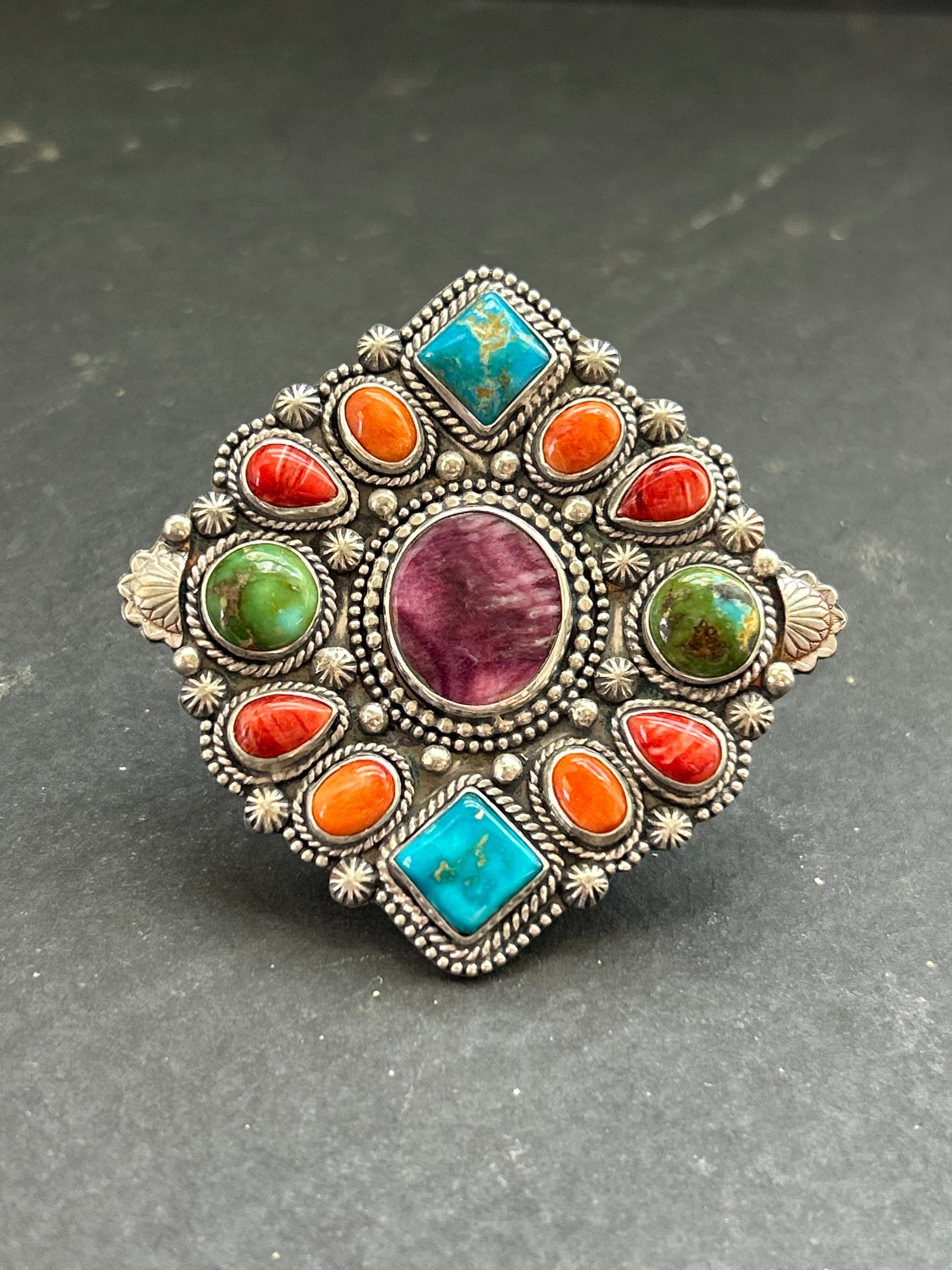 Rainbow Mosaic Ring