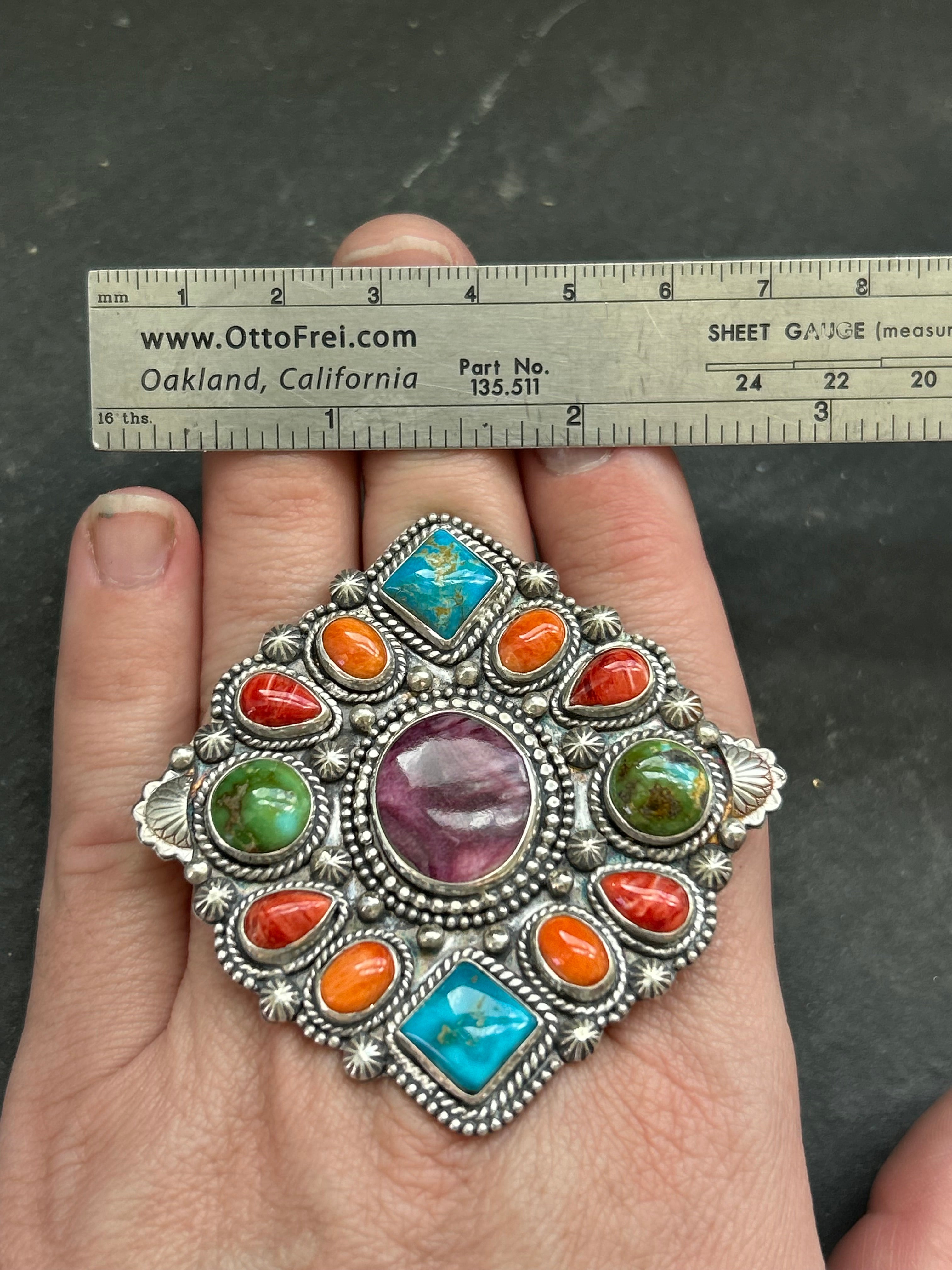 Rainbow Mosaic Ring