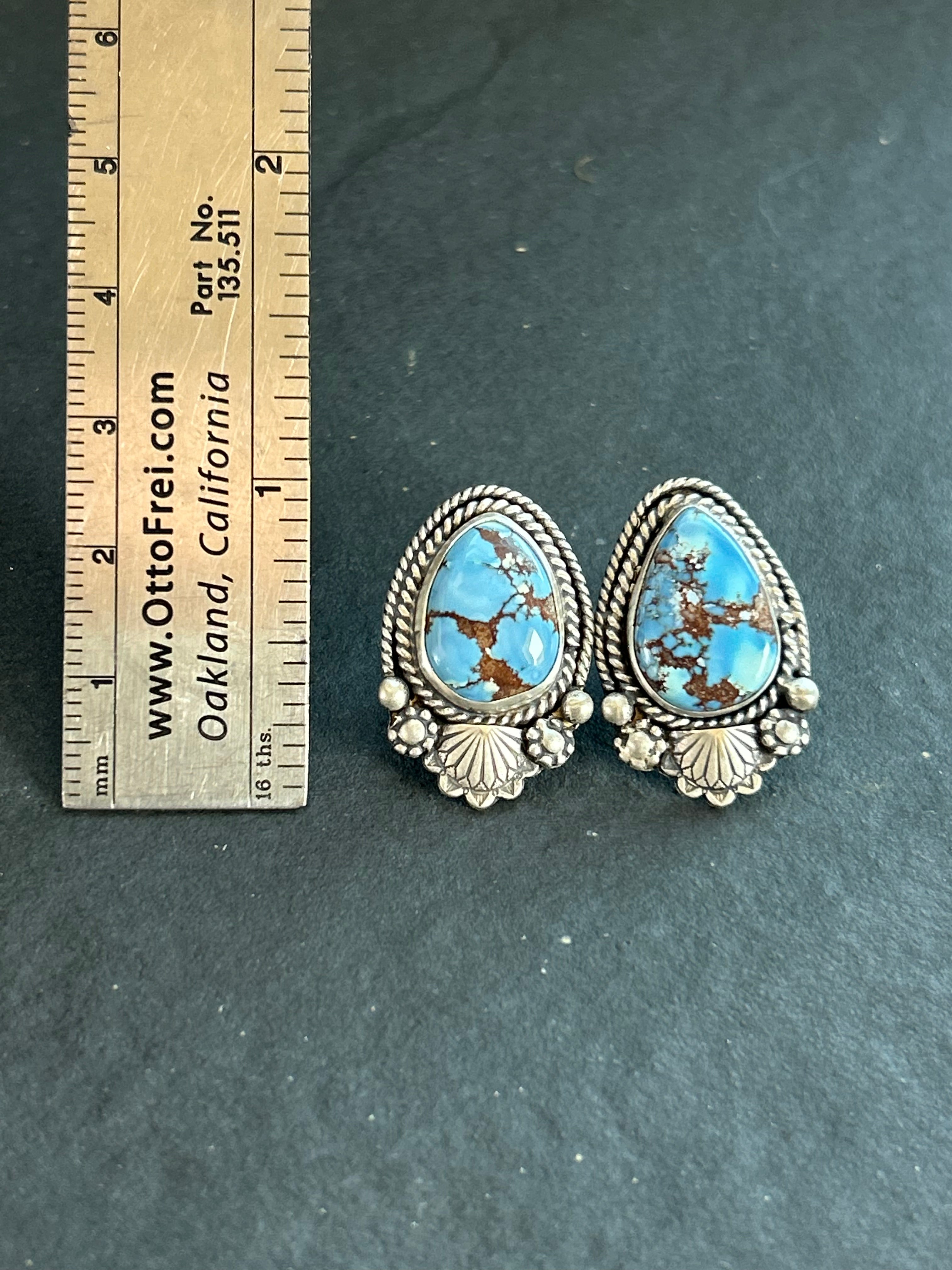 Golden Hill Stud Earrings Style #3