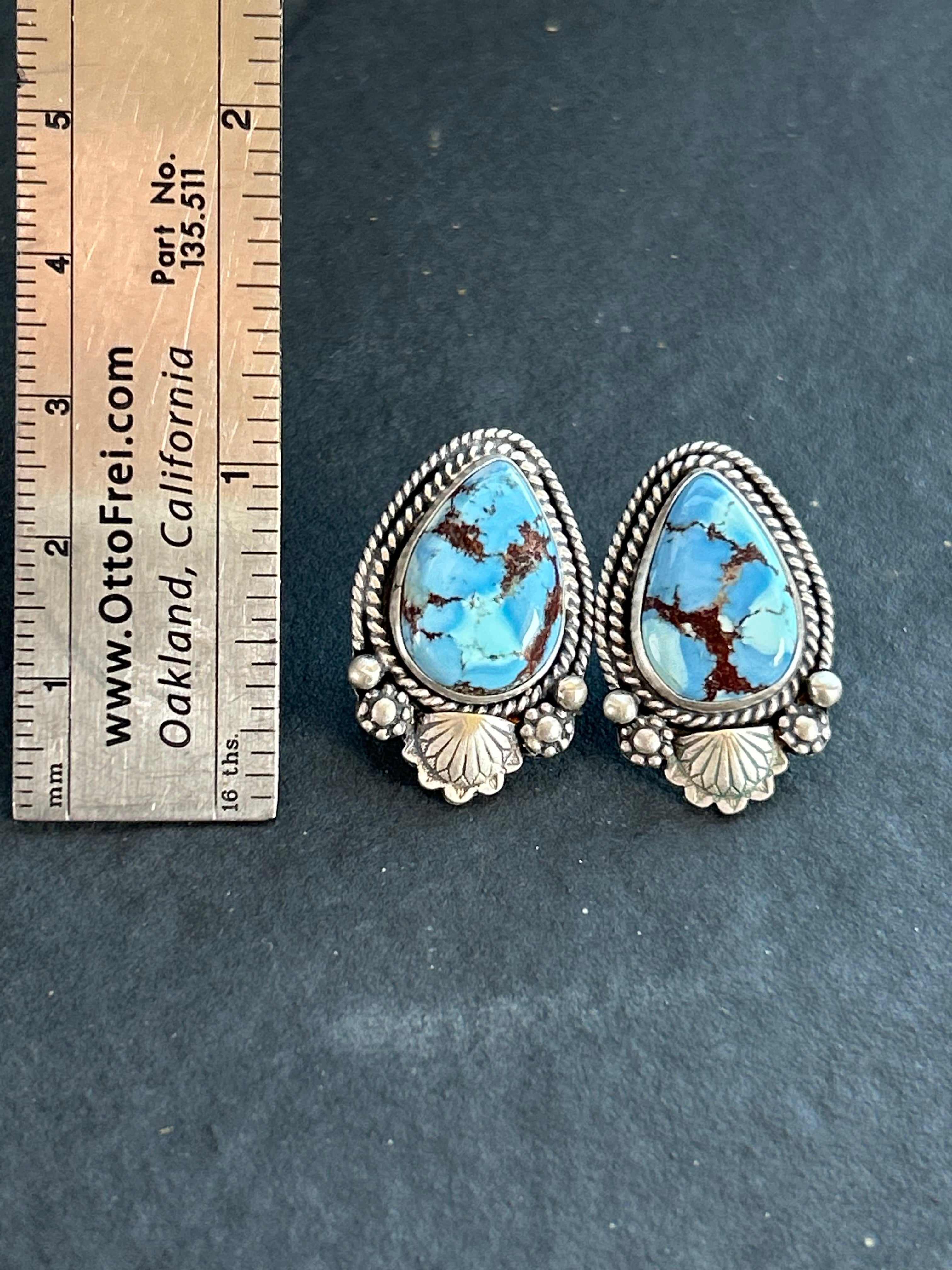 Golden Hill Stud Earrings Style #4