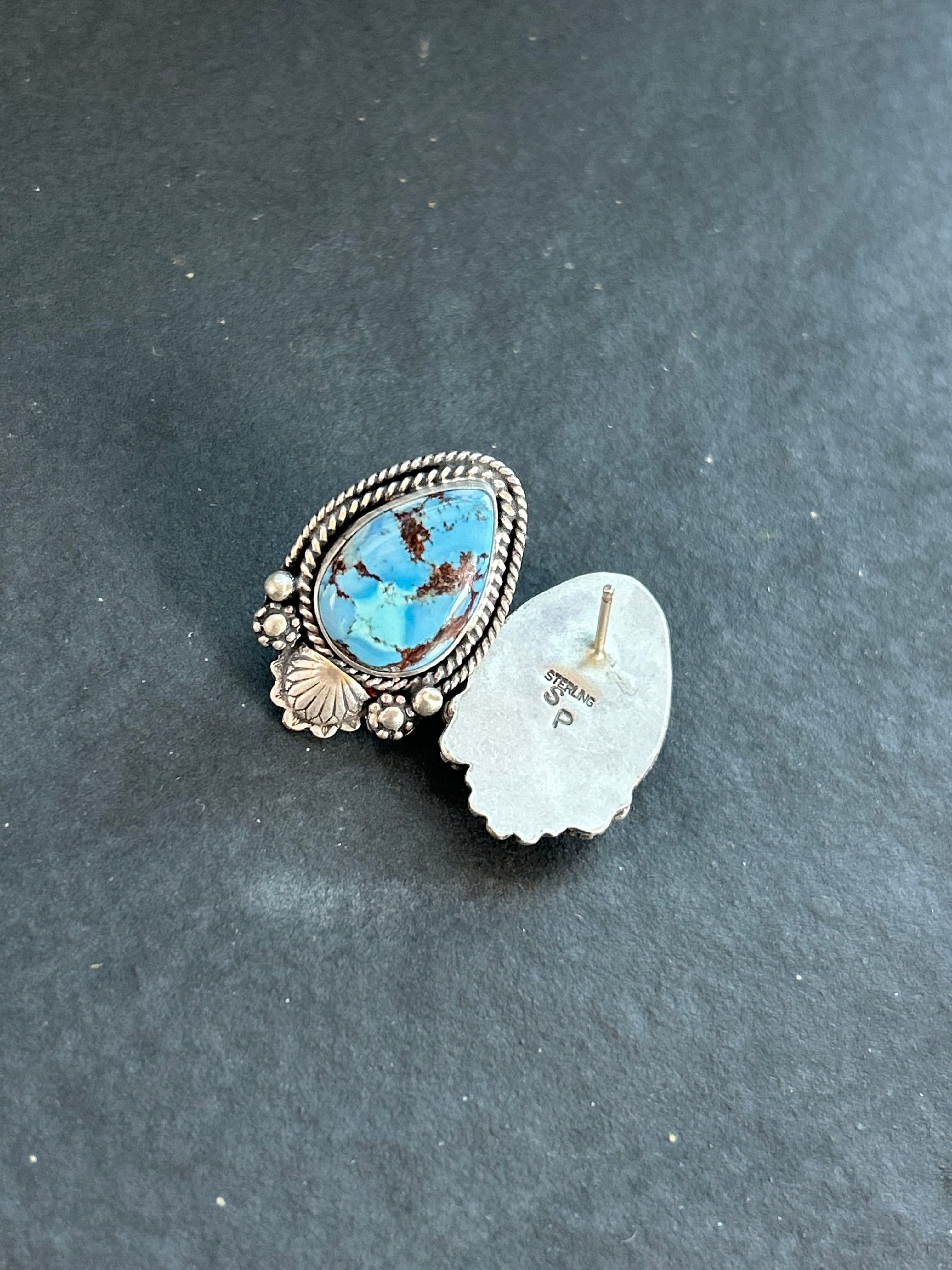 Golden Hill Stud Earrings Style #4