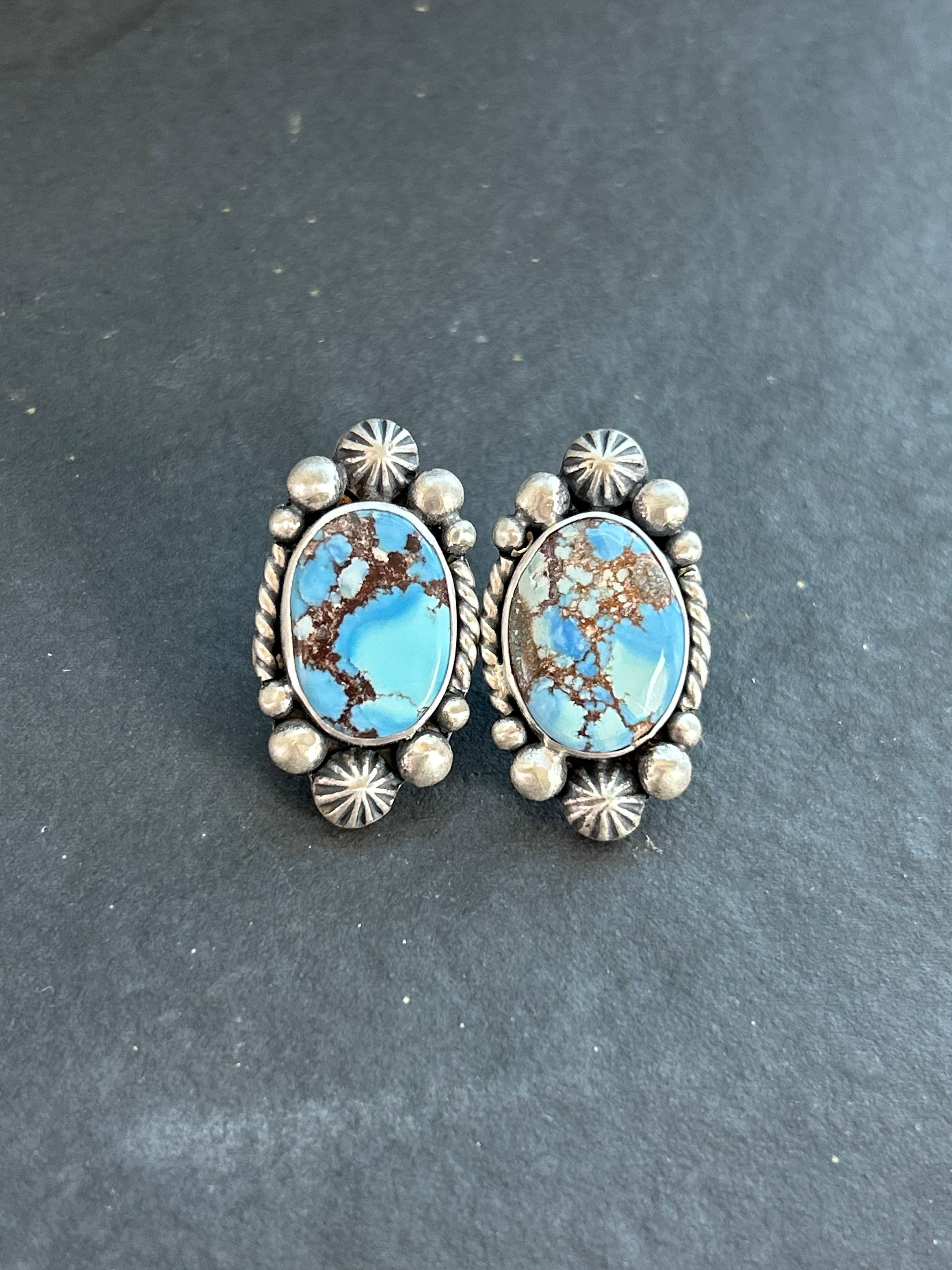 Golden Hill Stud Earrings Style #5