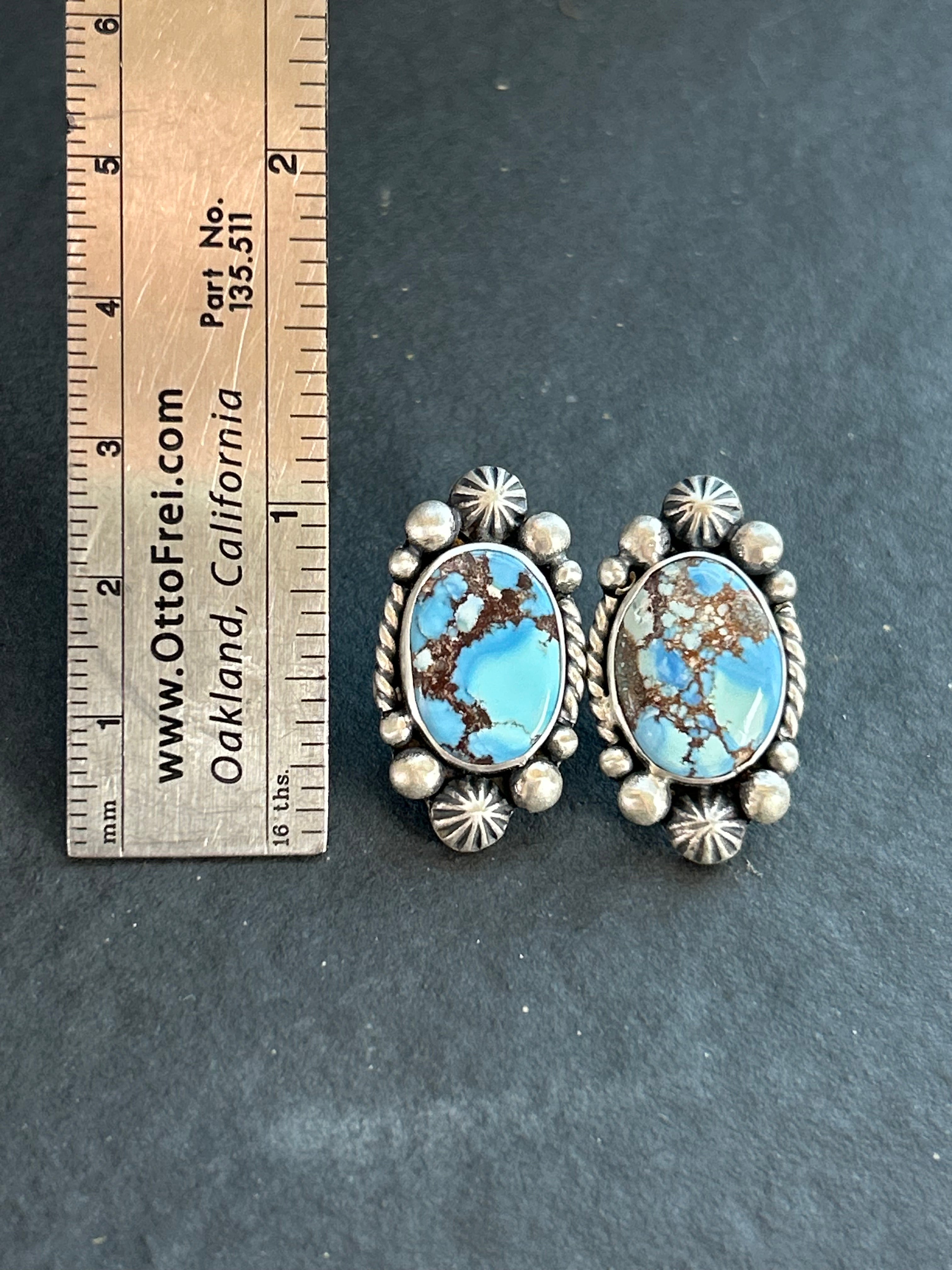 Golden Hill Stud Earrings Style #5