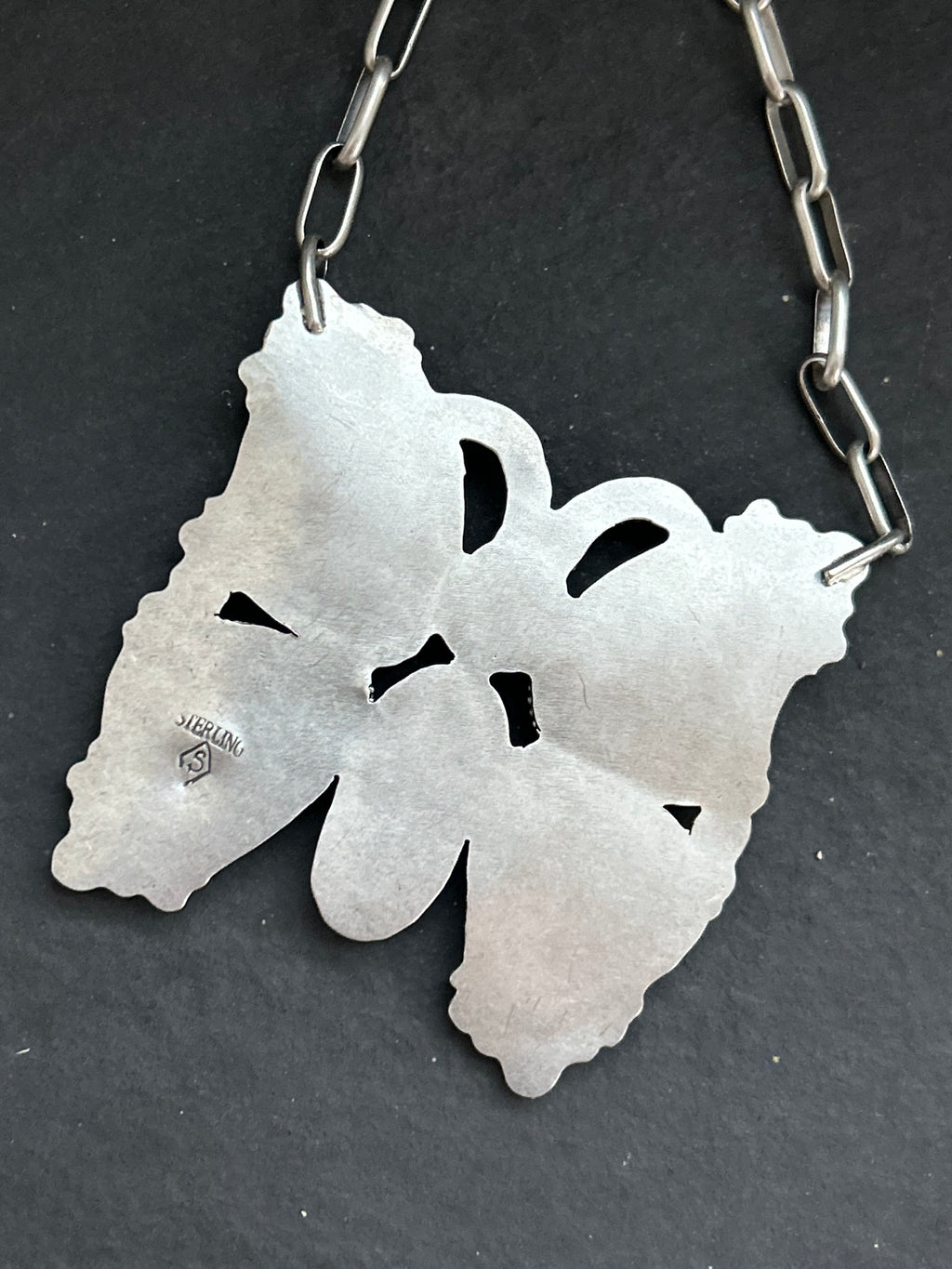 Kingman Turquoise Flutterby Necklace