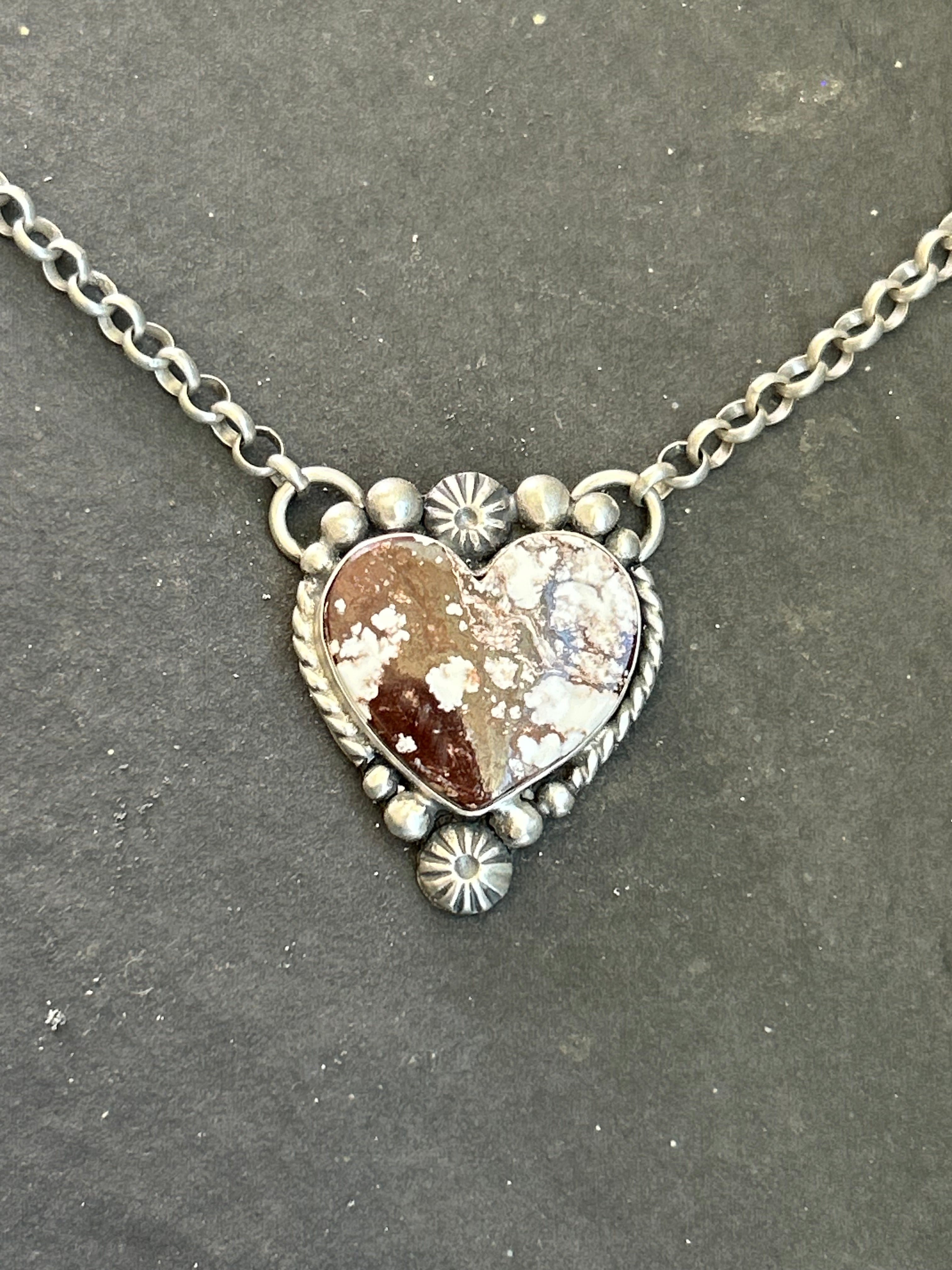 Wild Horse Heart Necklace
