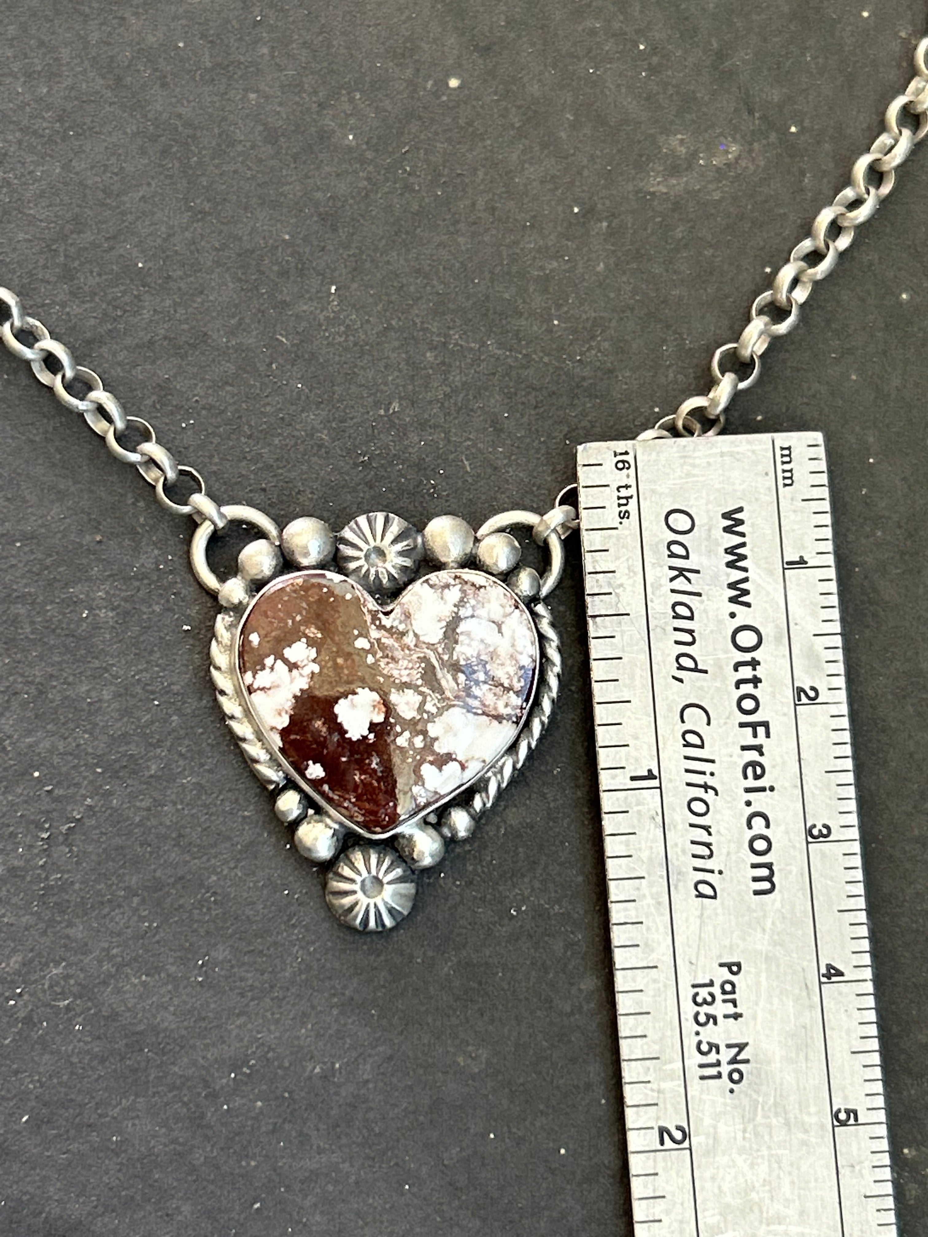 Wild Horse Heart Necklace