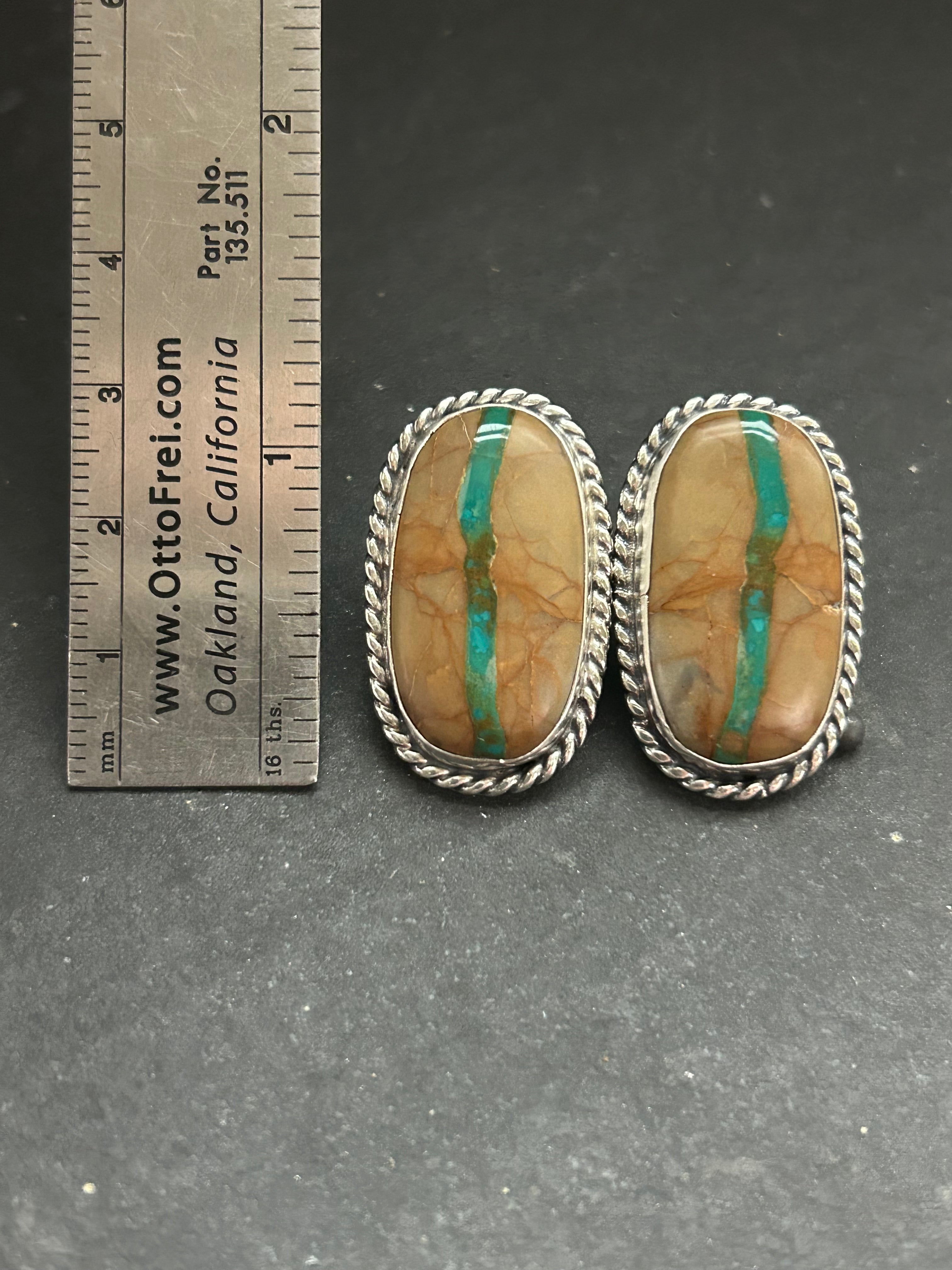 Ribbon Royston Stud Earrings