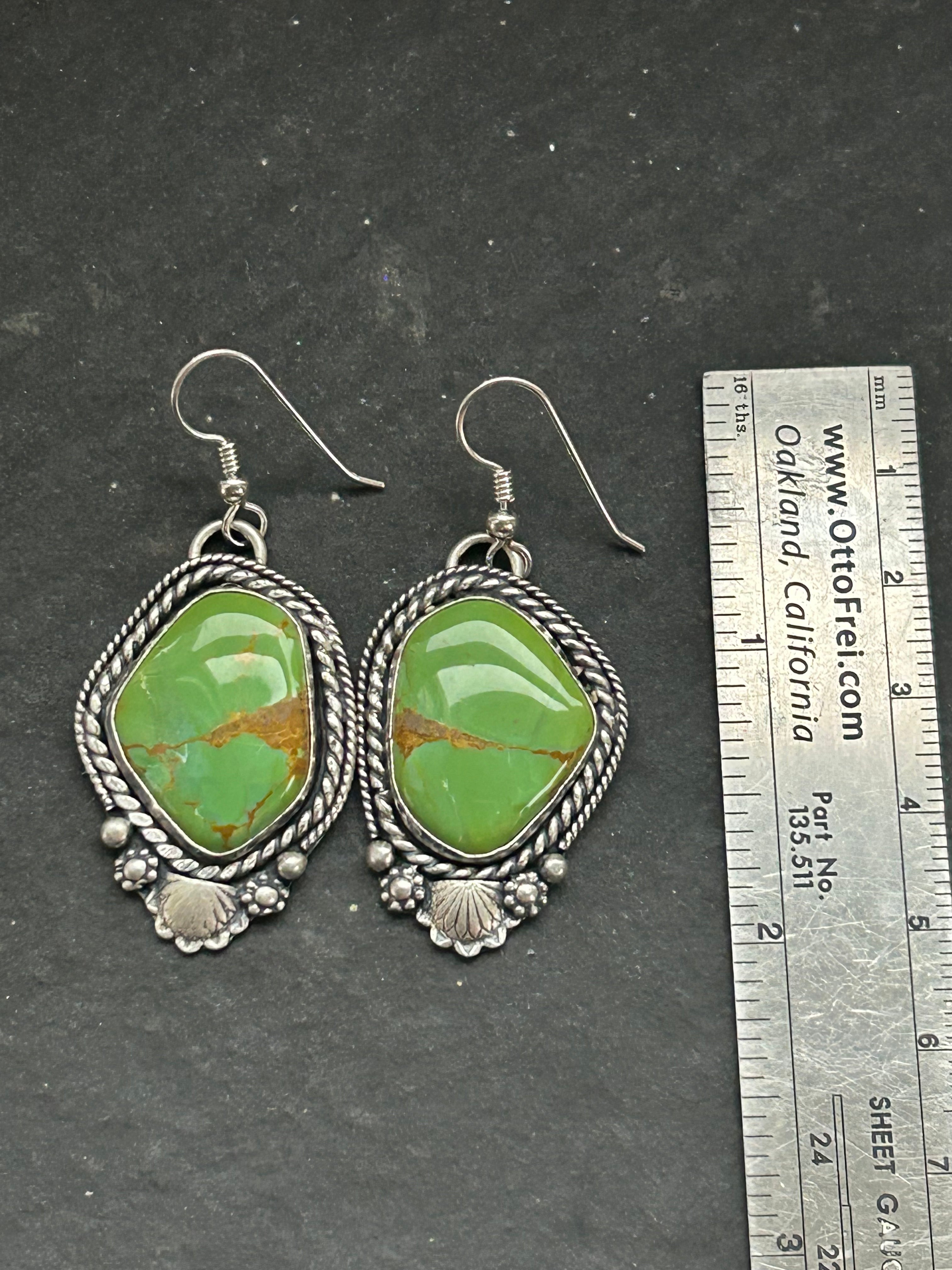 Sonoran Turquoise Dangle Earrings