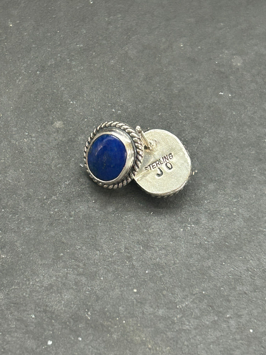 Lapis Lazuli Stud Earrings