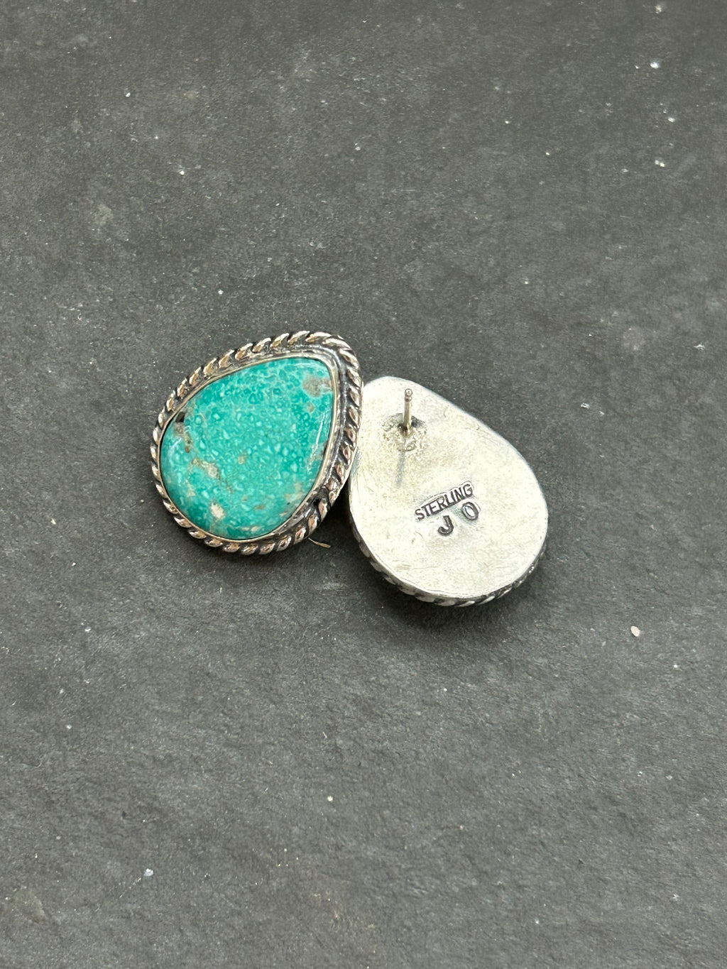 Whitewater Turquoise Stud Earrings