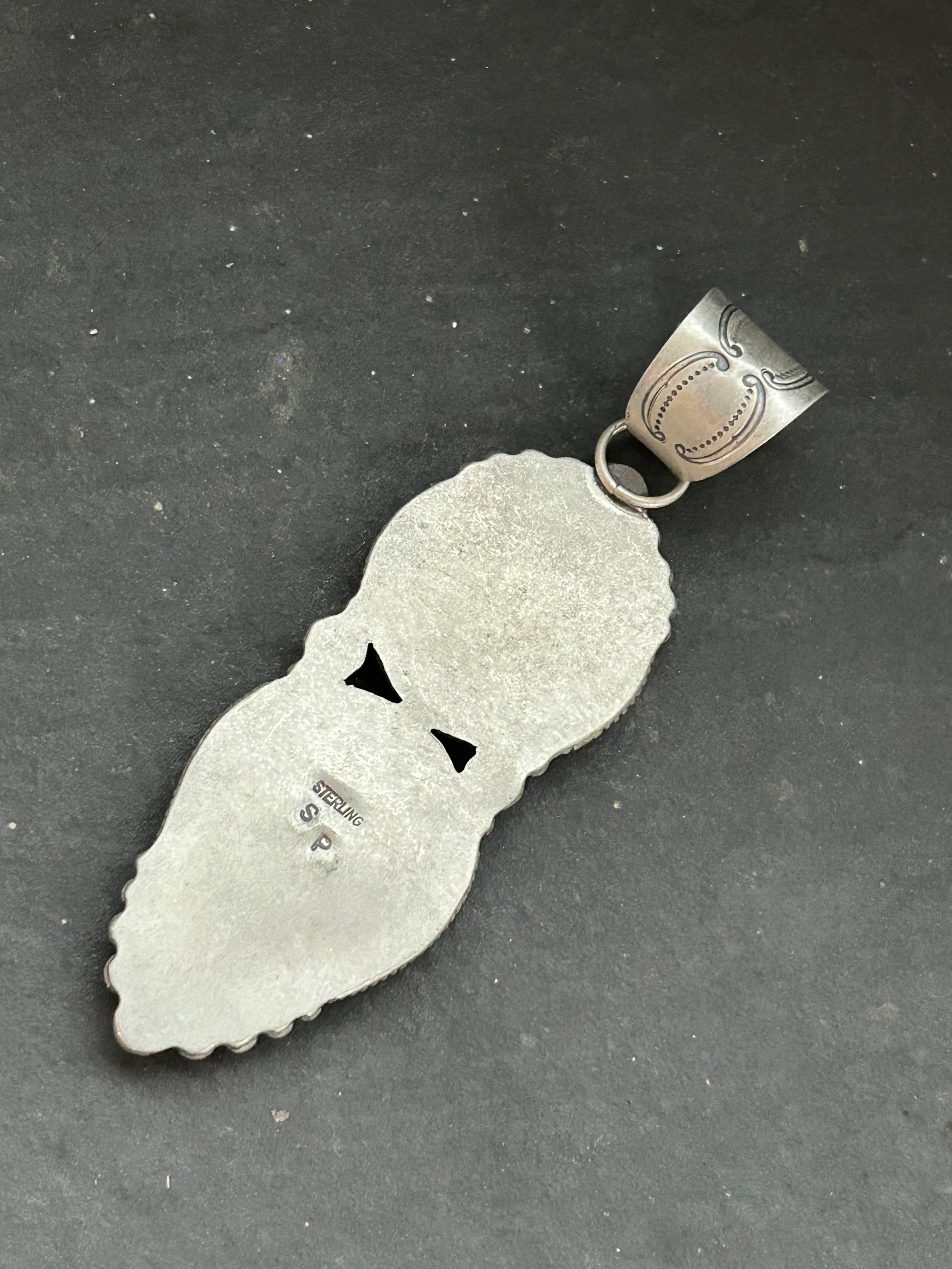 Black Hills Turquoise + Buffalo Nickel Pendant