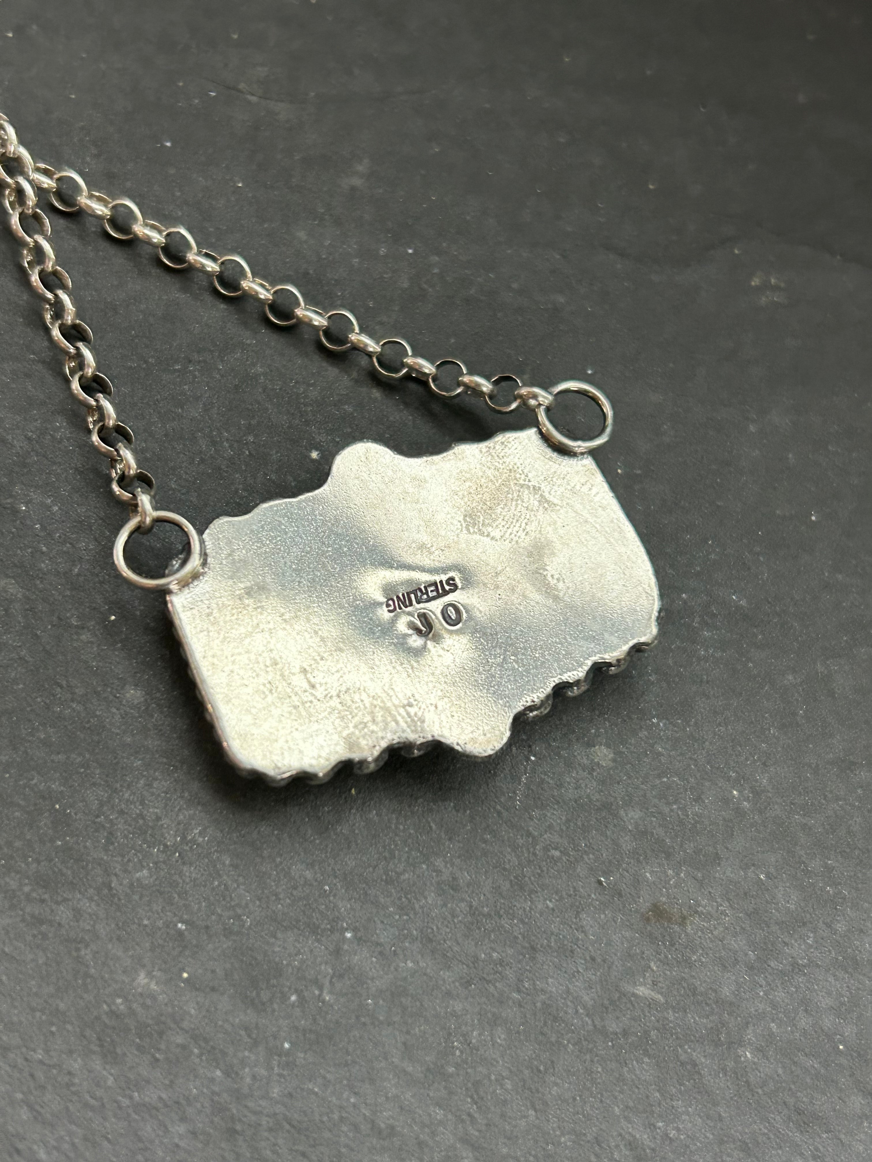 Pilot Mountain Turquoise Bar Necklace