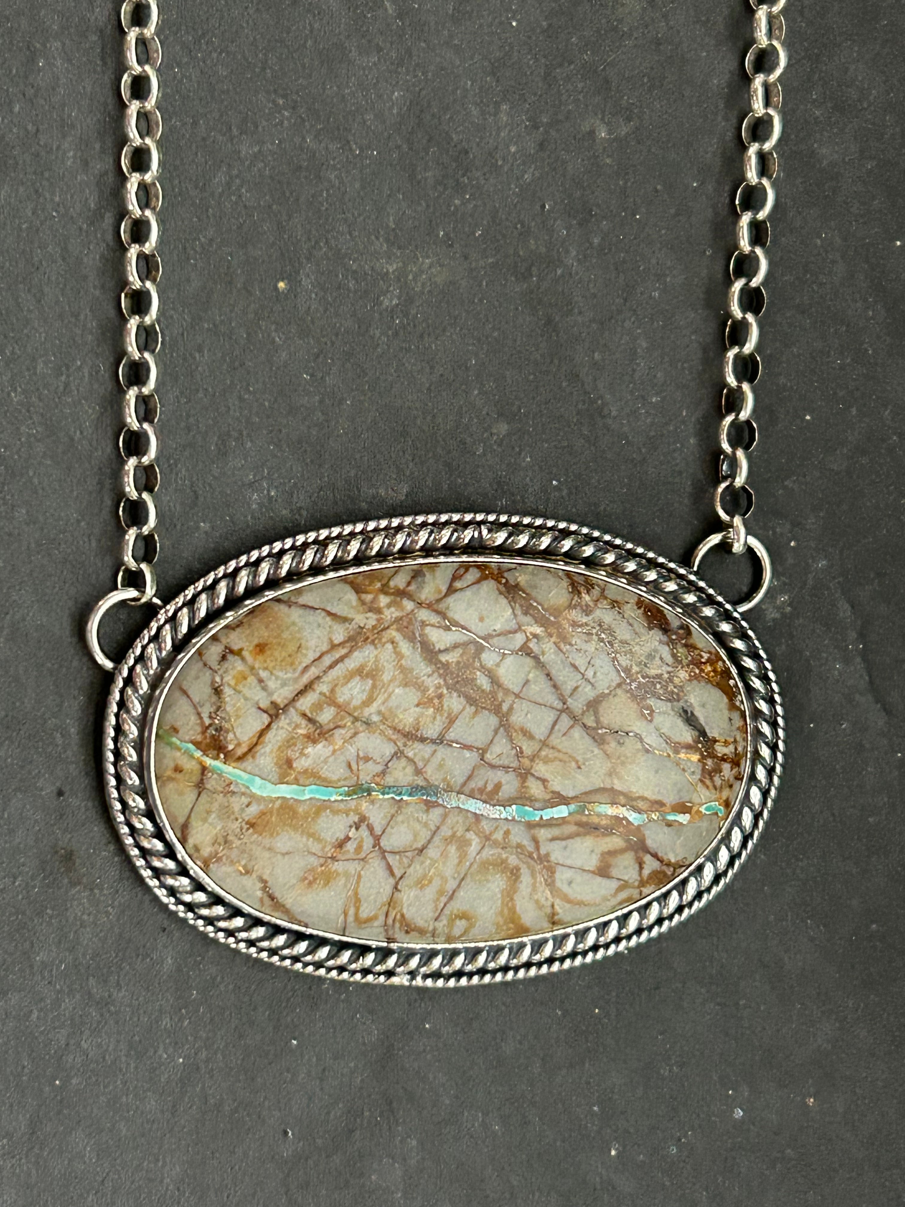 Ribbon Royston Bar Necklace
