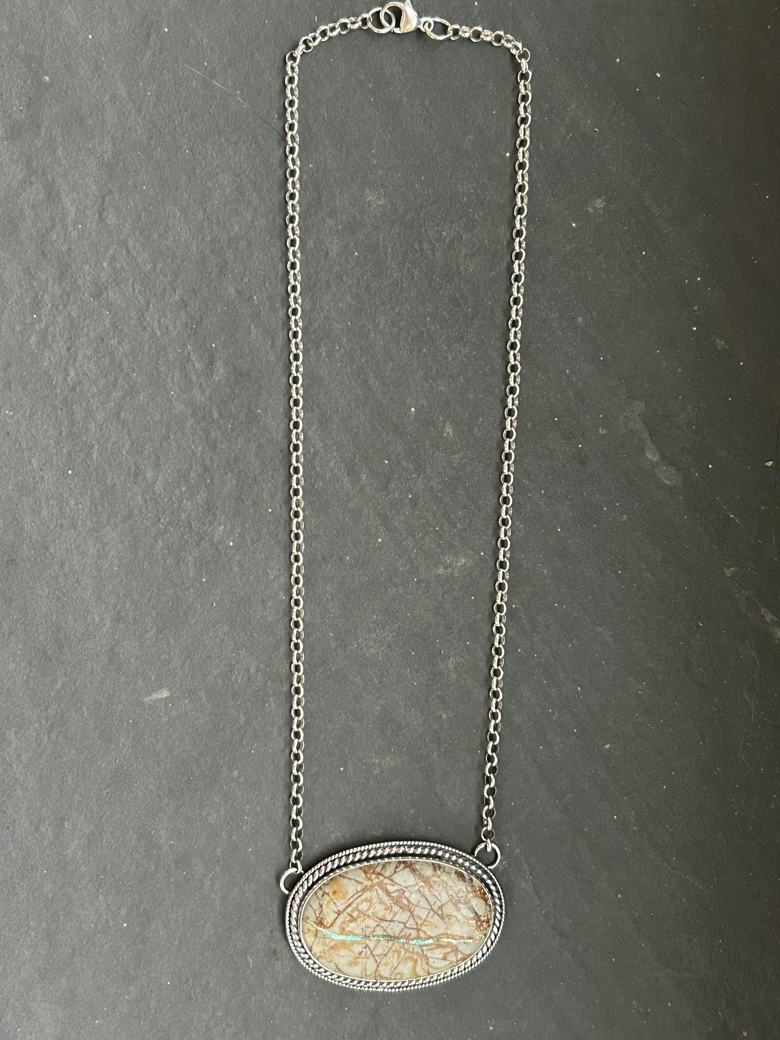 Ribbon Royston Bar Necklace