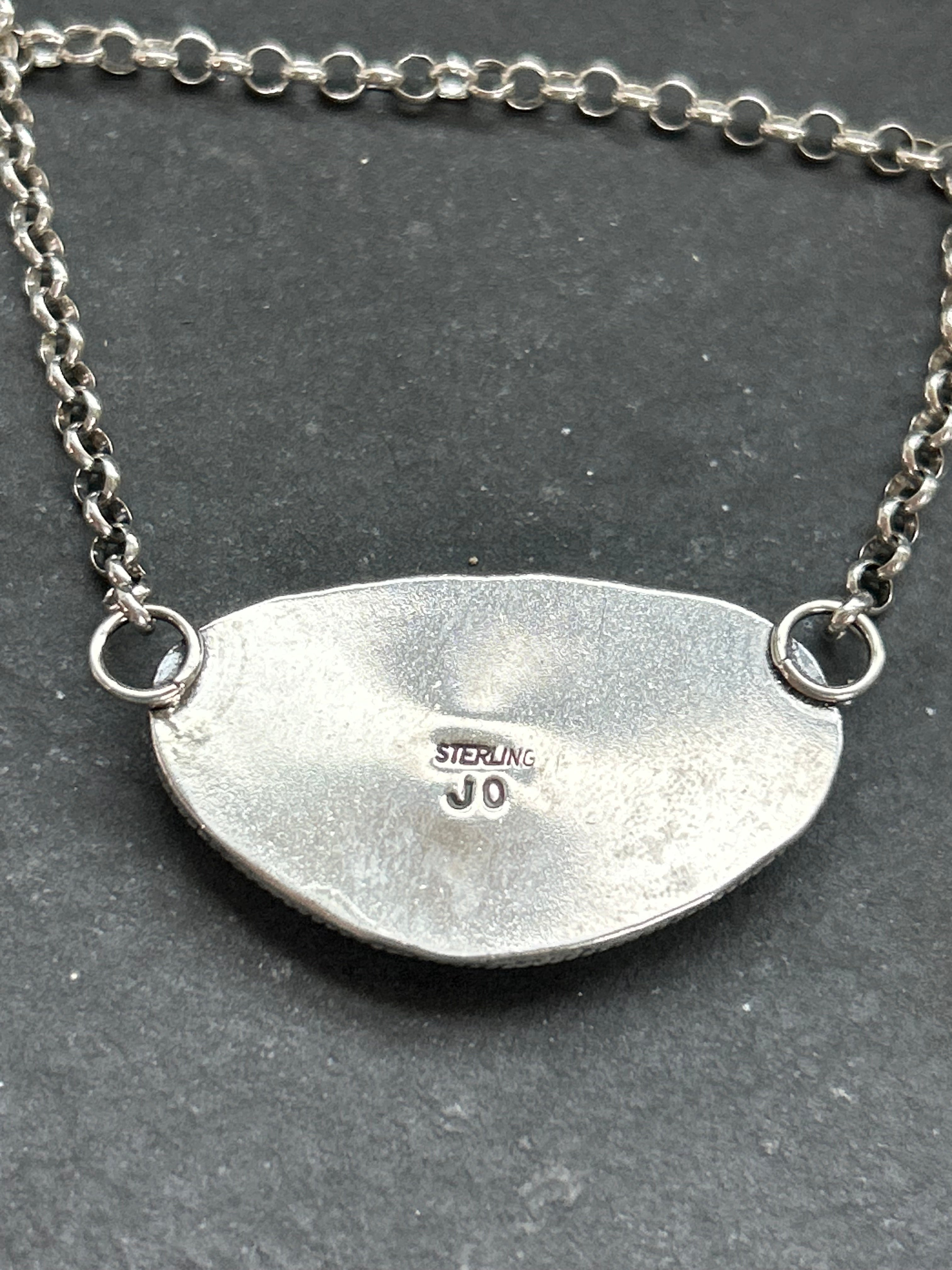Red Buffalo Bar Necklace