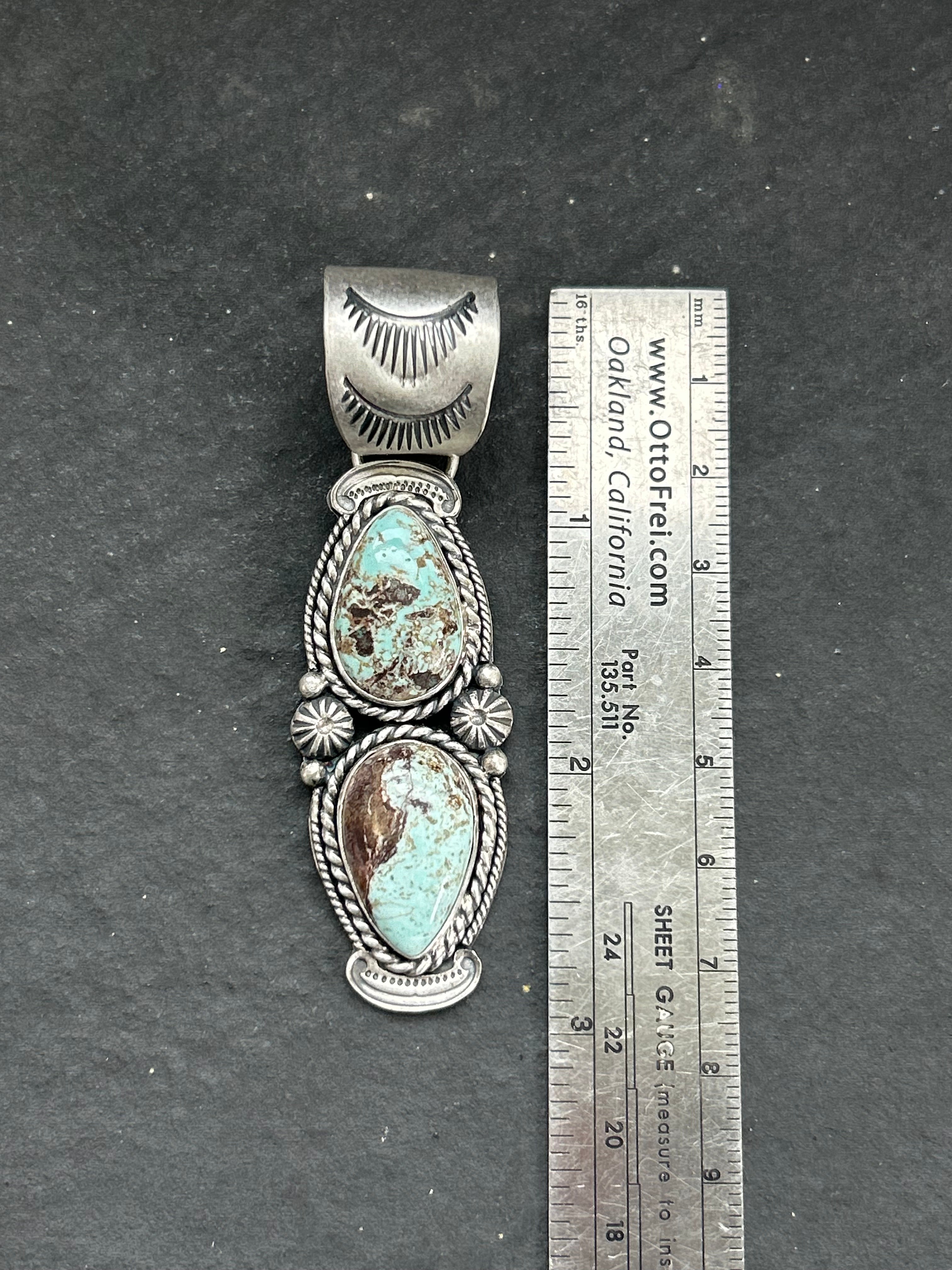 Dry Creek Turquoise Pendant Style #1