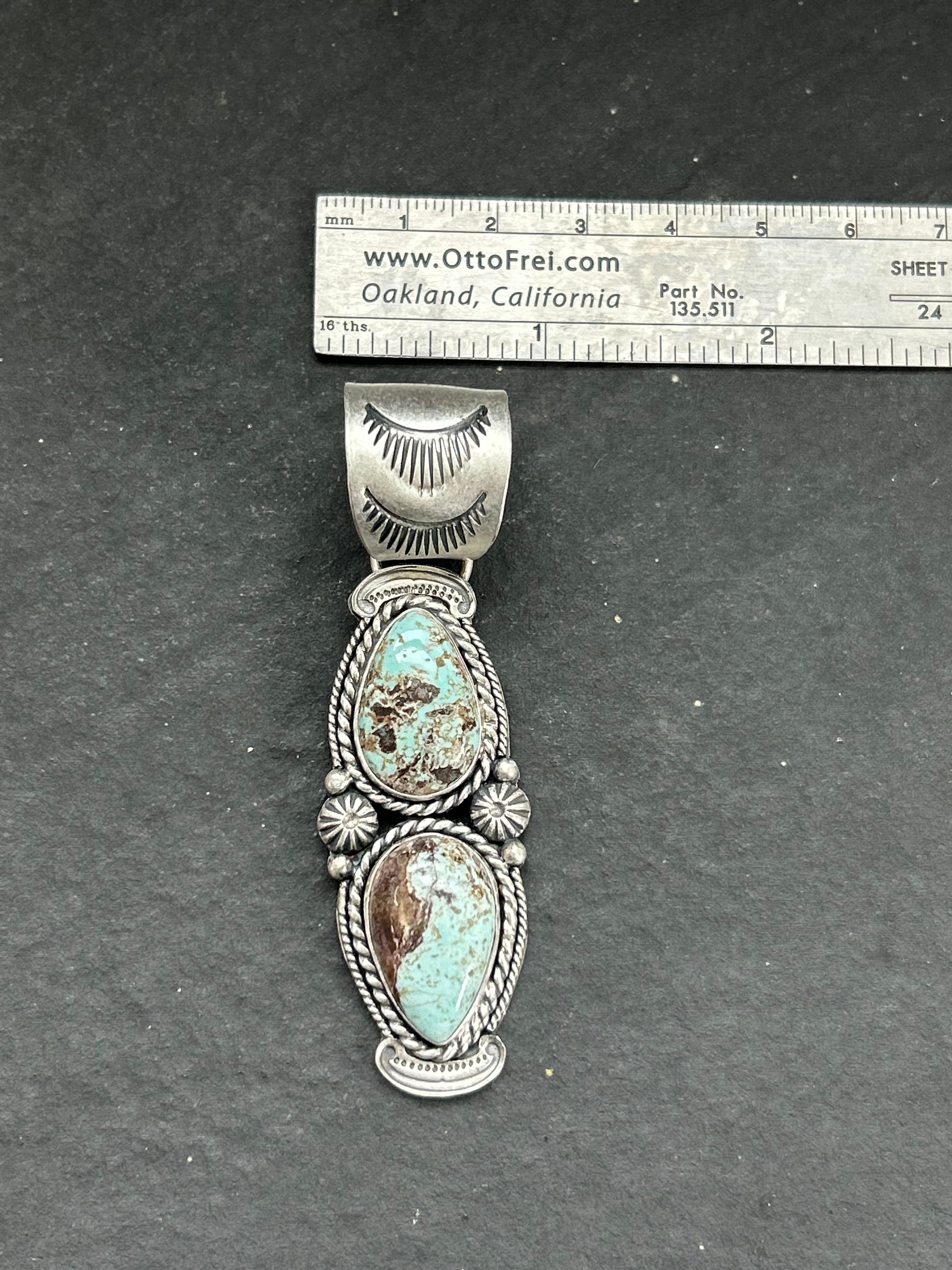 Dry Creek Turquoise Pendant Style #1