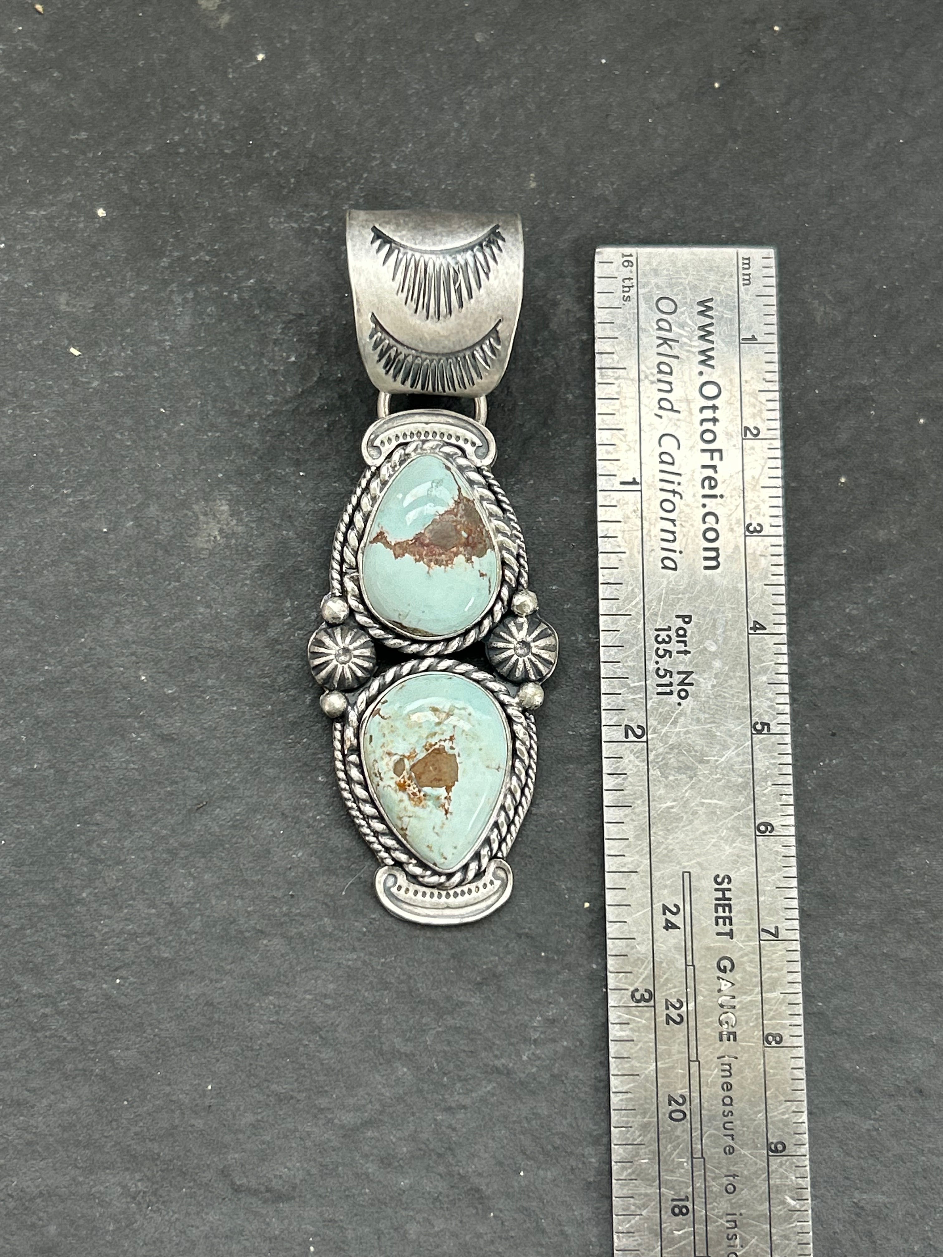 Dry Creek Turquoise Pendant Style #2