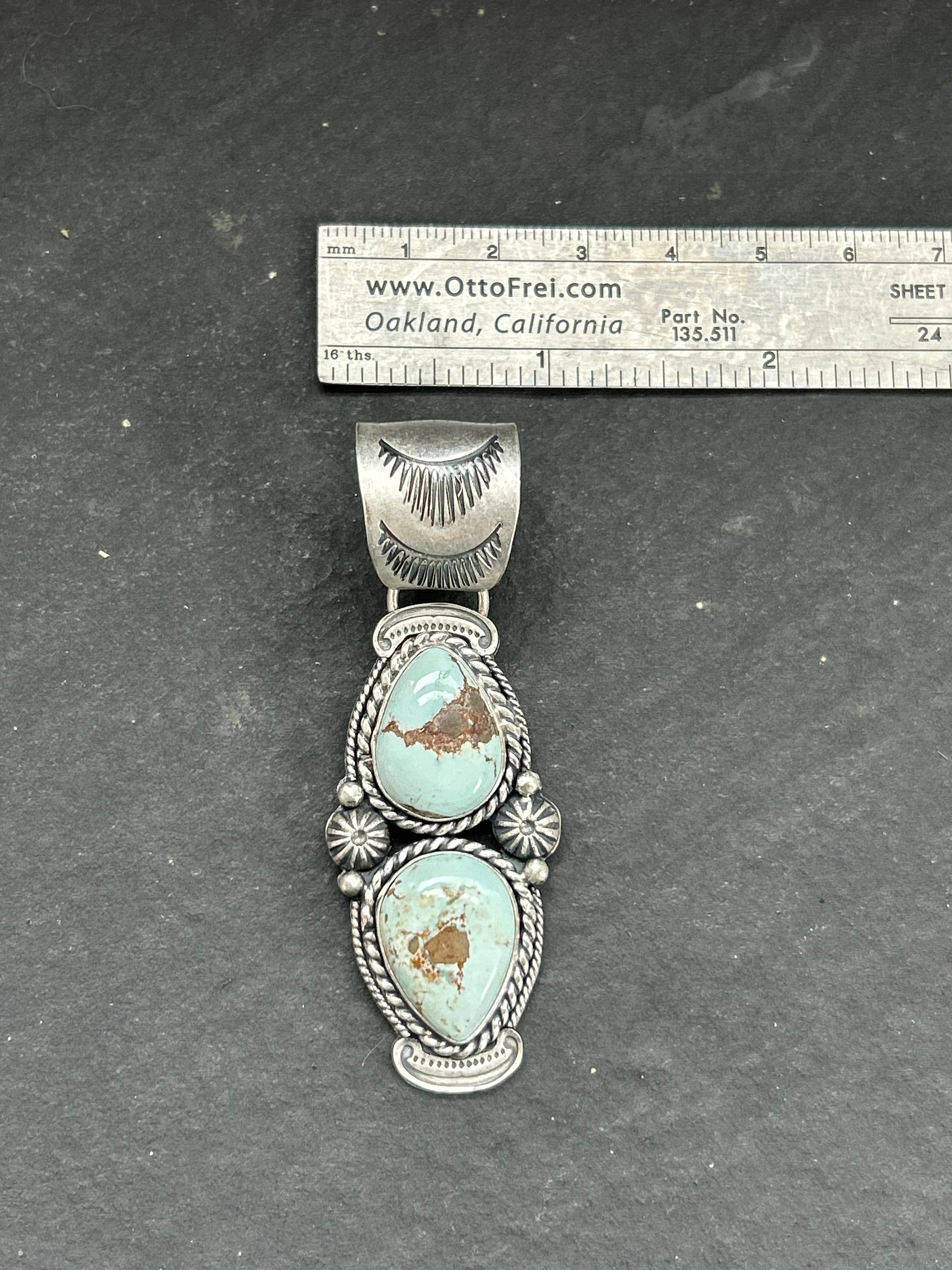 Dry Creek Turquoise Pendant Style #2