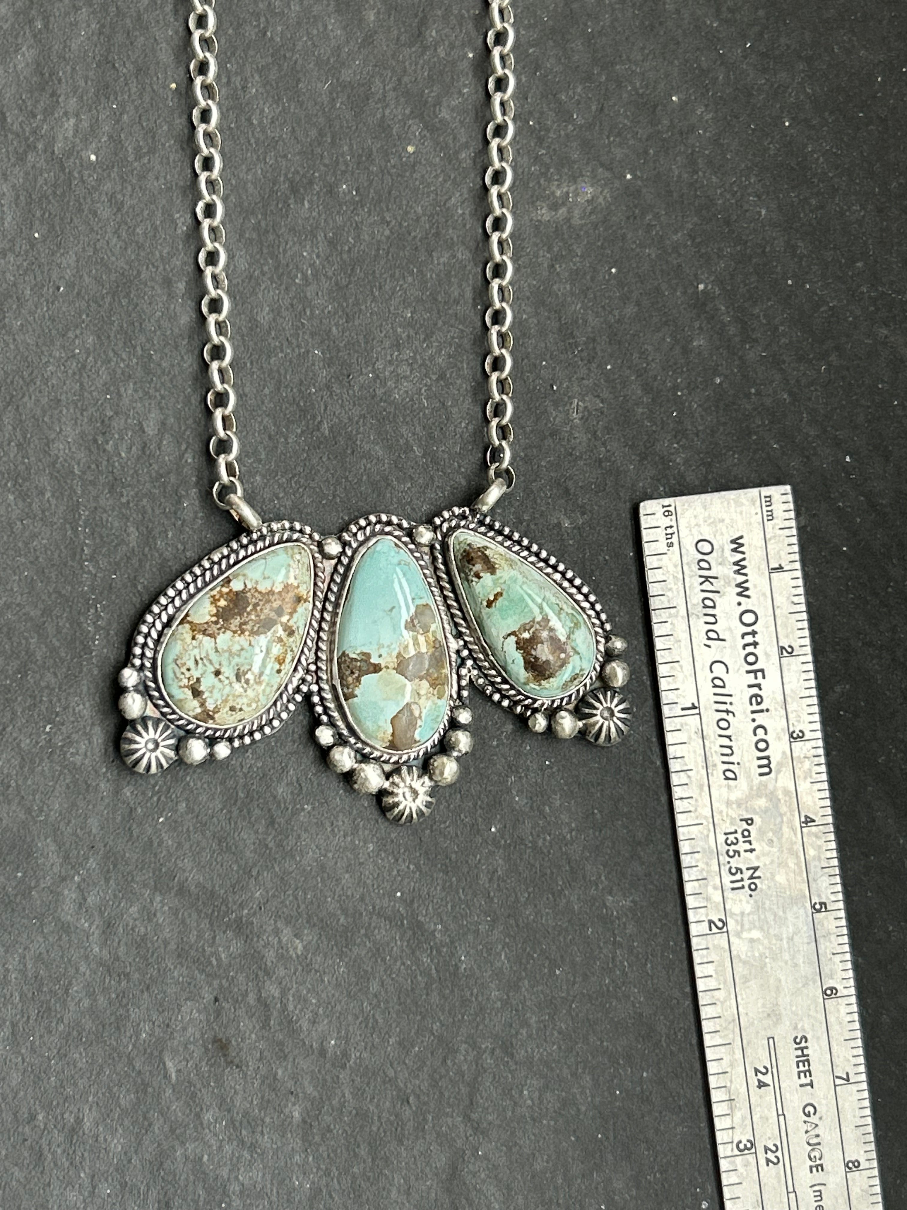 Dry Creek Turquoise Bar Necklace