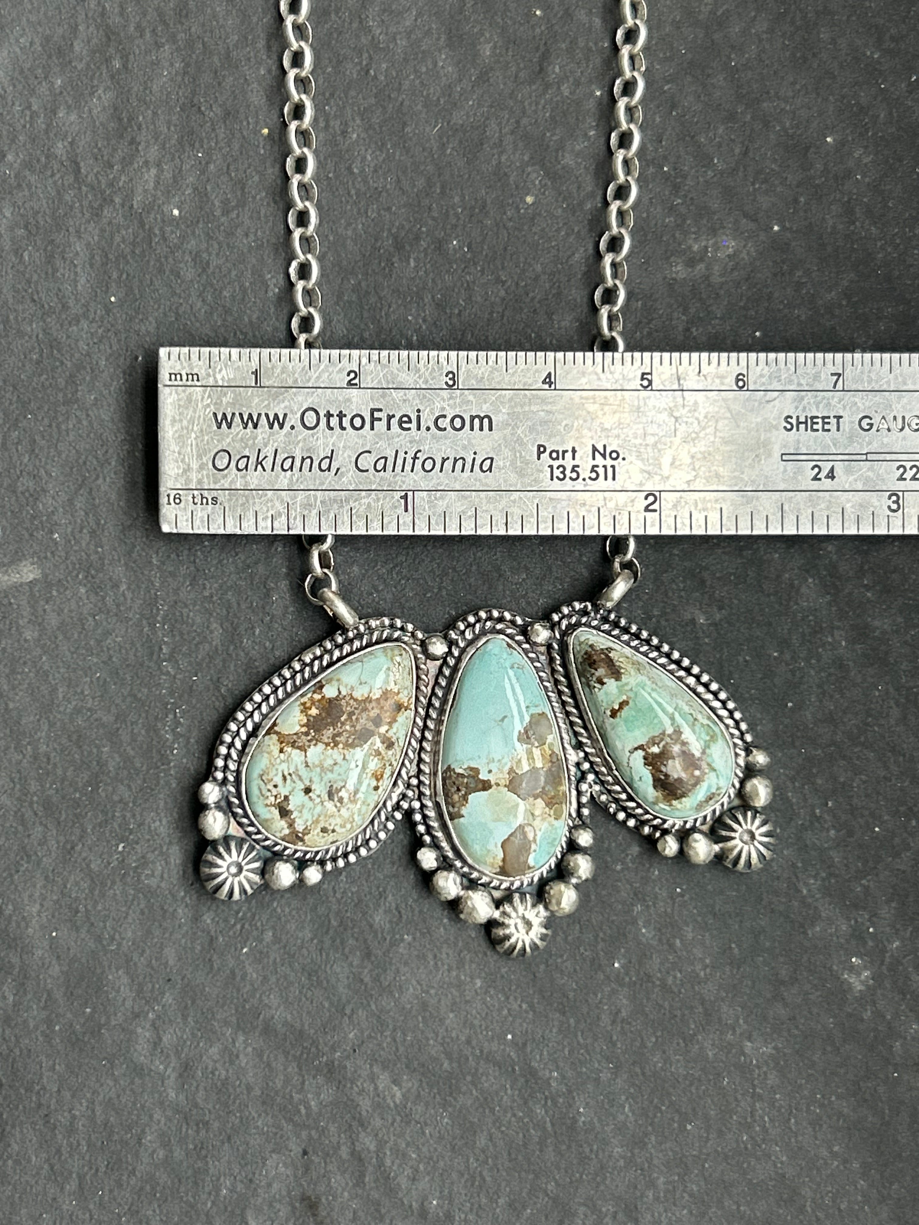 Dry Creek Turquoise Bar Necklace