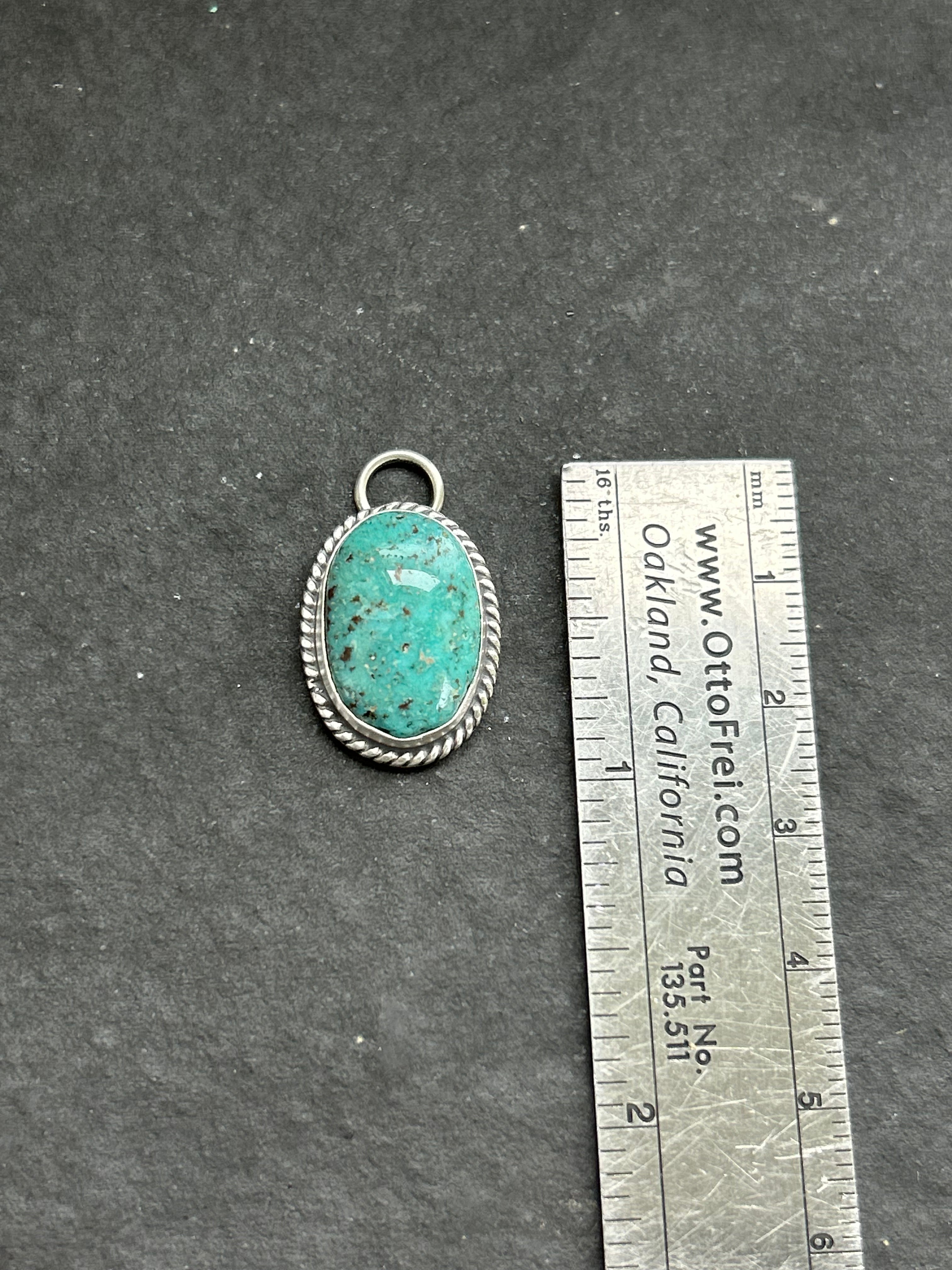 Cripple Creek Turquoise Charm Style #2