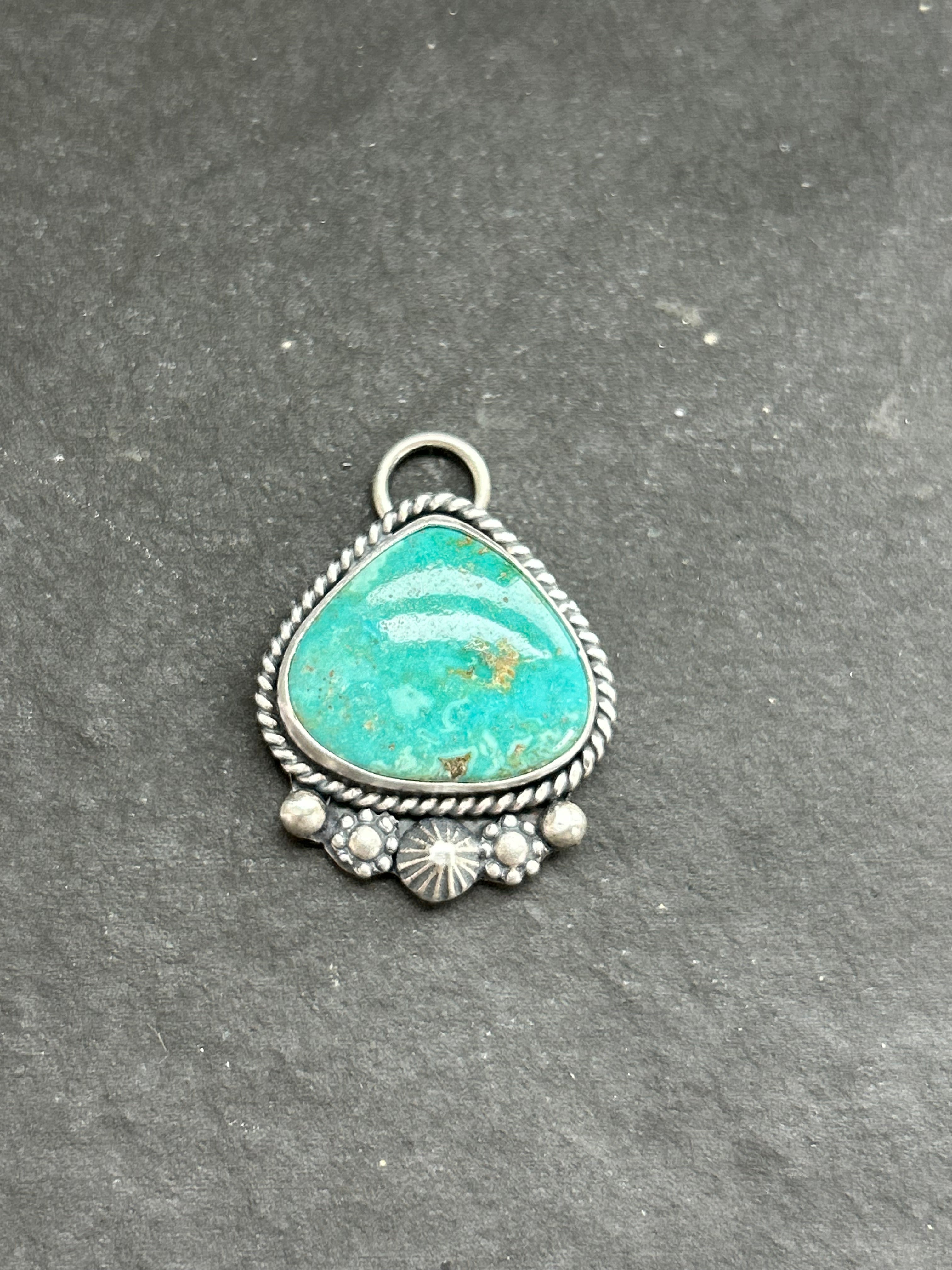 Cripple Creek Turquoise Charm Style #3