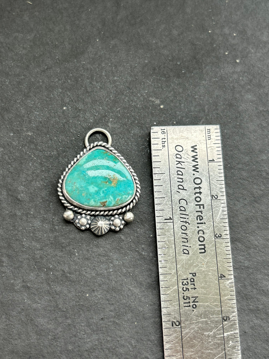 Cripple Creek Turquoise Charm Style #3