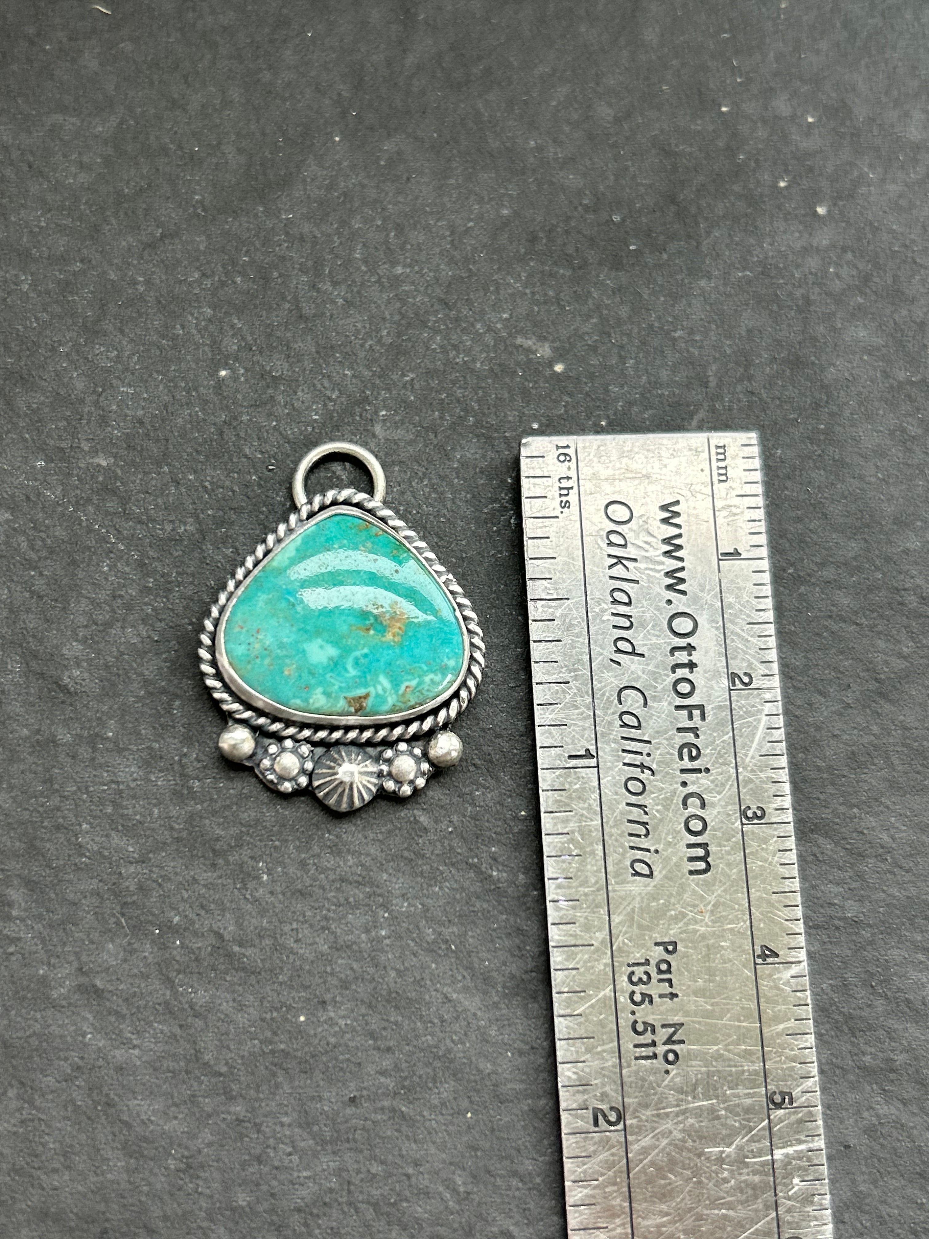 Cripple Creek Turquoise Charm Style #3