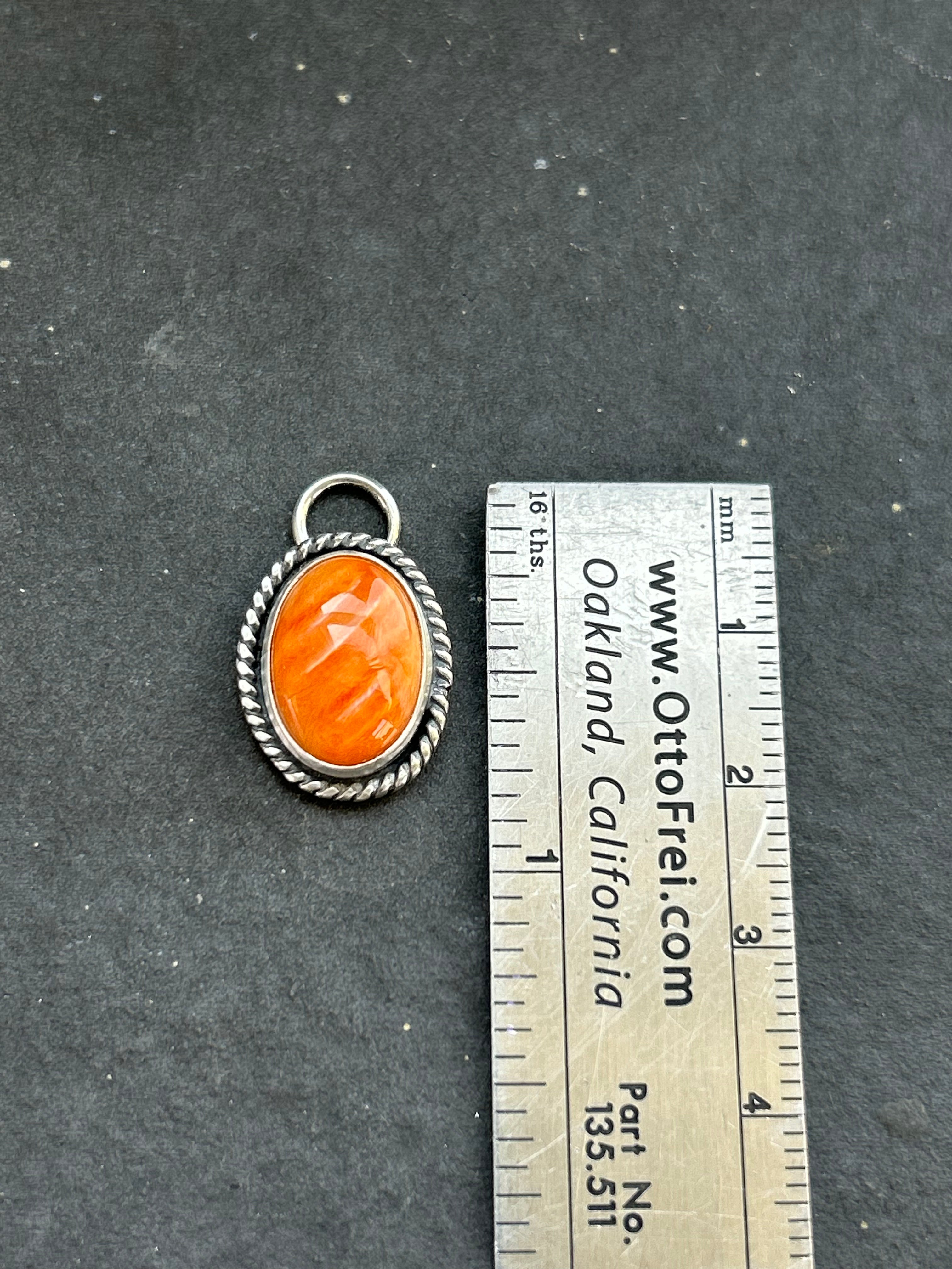 Orange Spiny Oyster Charm Style #1