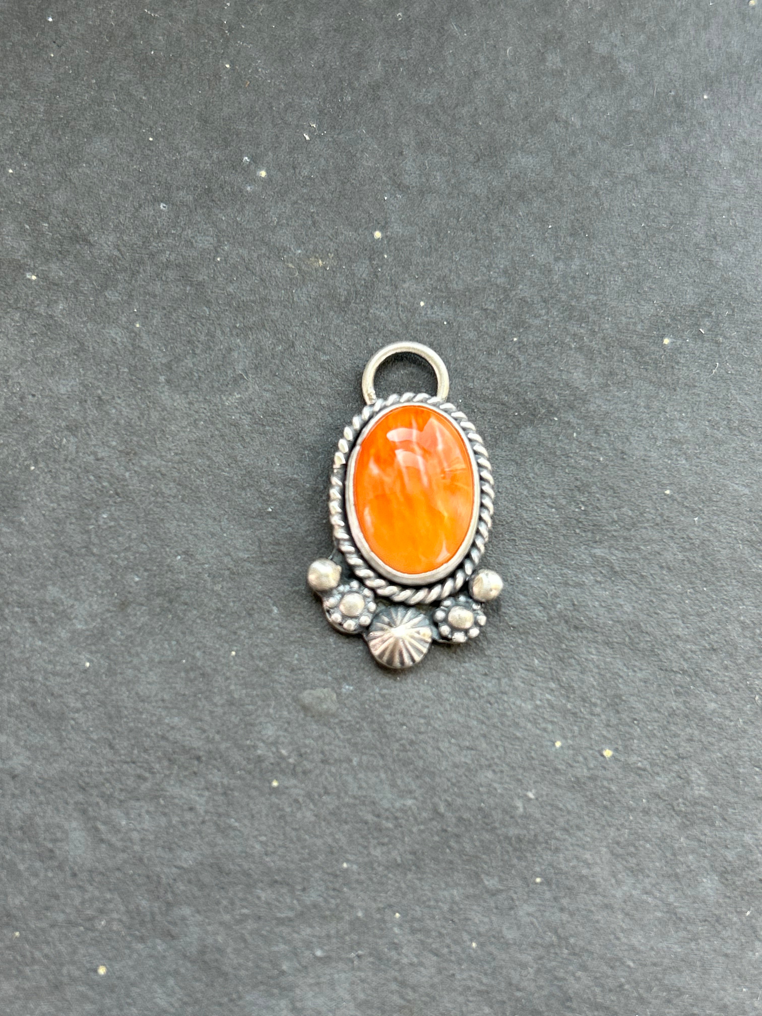 Orange Spiny Oyster Charm Style #2