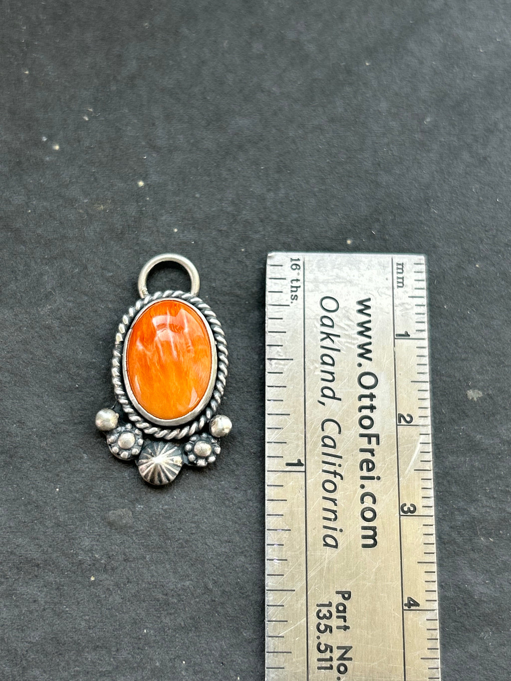 Orange Spiny Oyster Charm Style #2