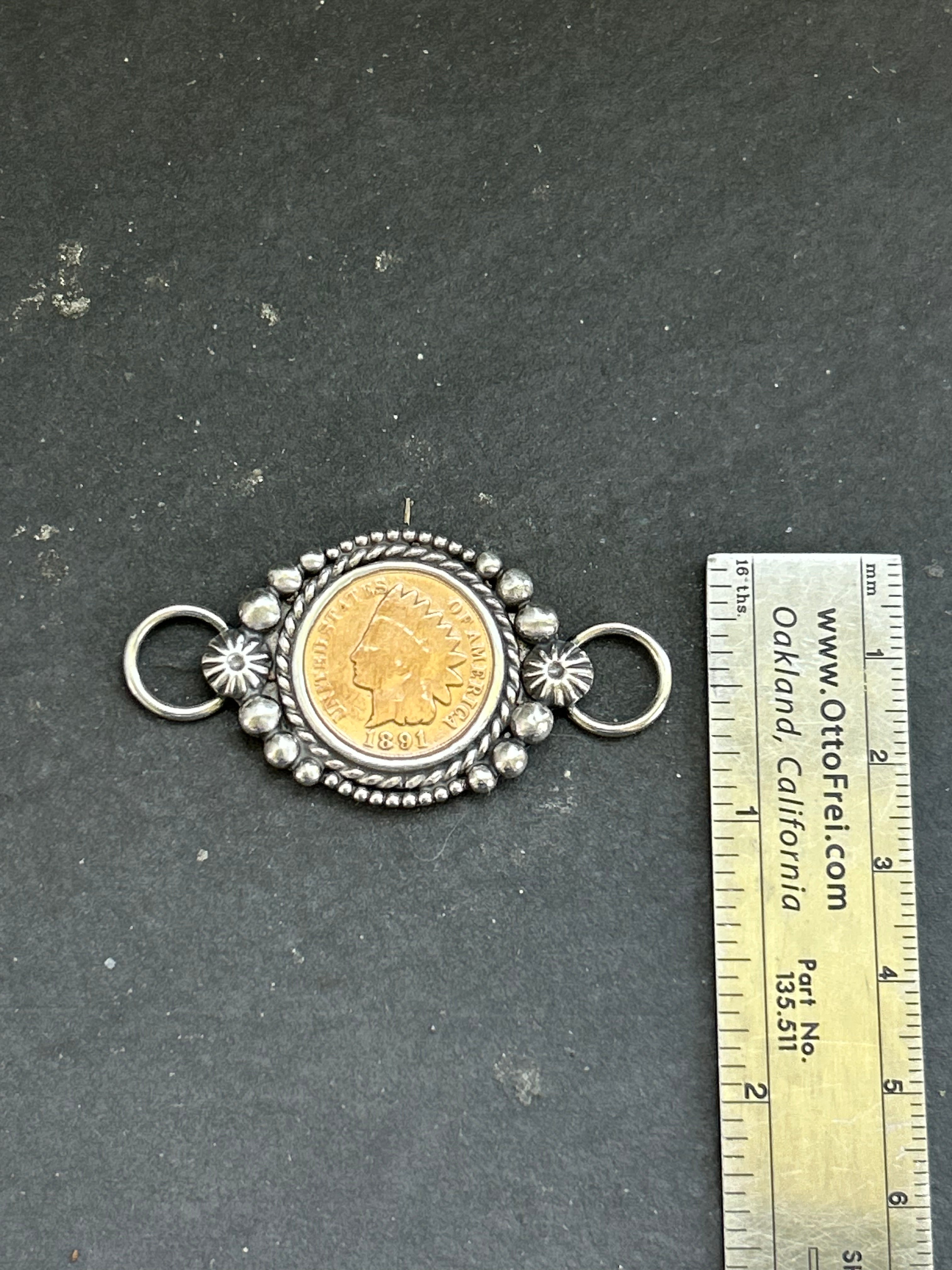 Indian Head Penny Twilly Rag Slider