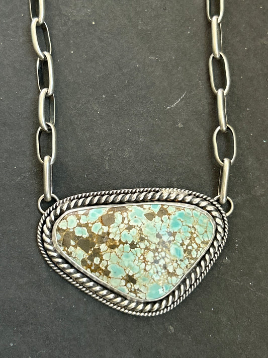 Lone Mountain Turquoise Bar Necklace