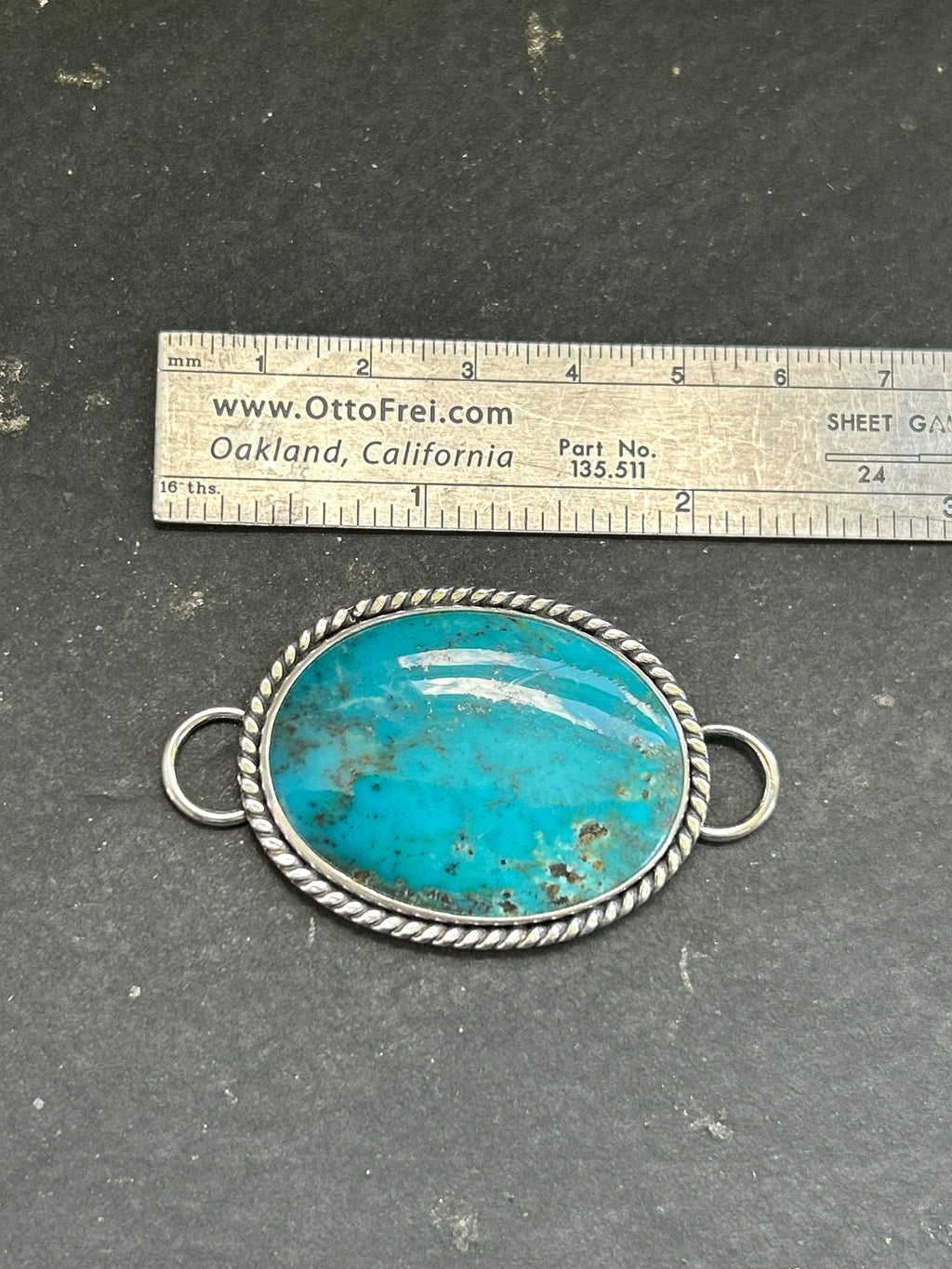 Redskin Turquoise Twilly Rag Slider