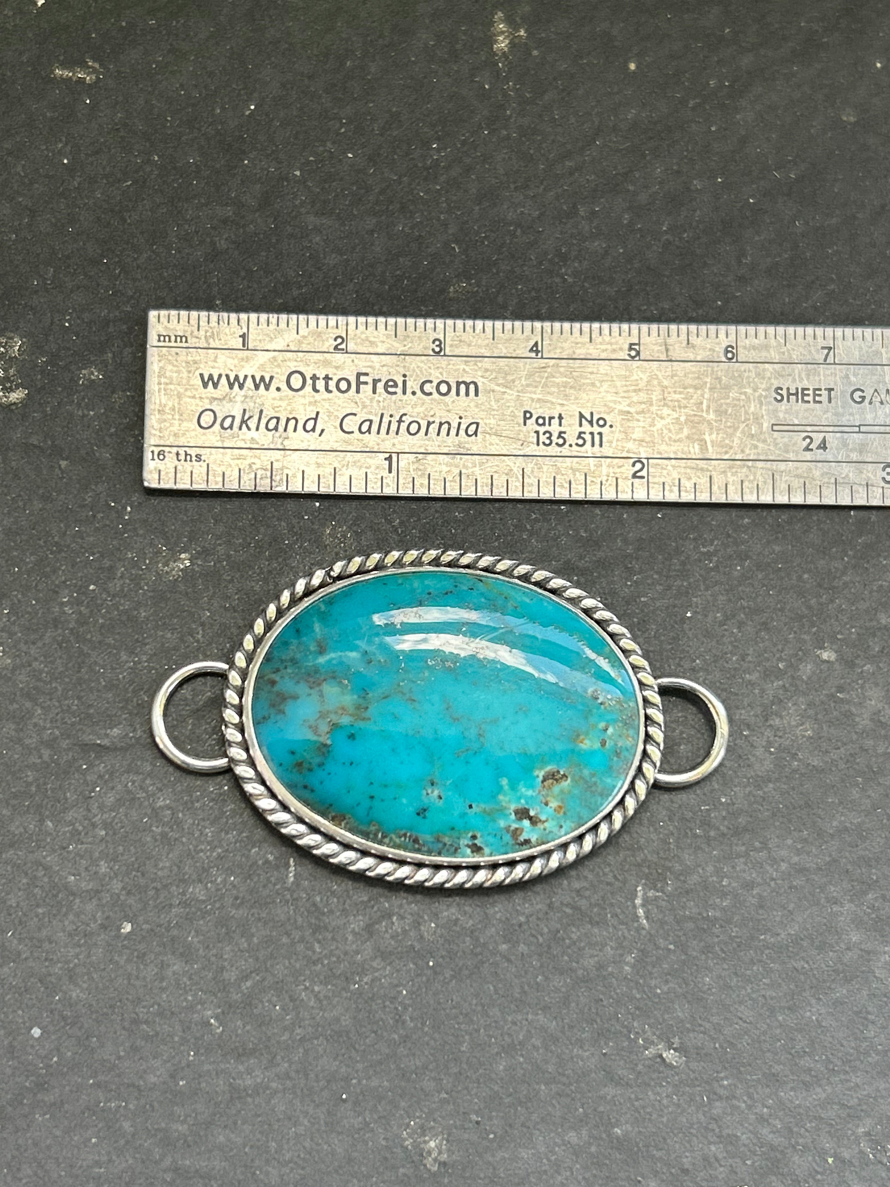 Redskin Turquoise Twilly Rag Slider