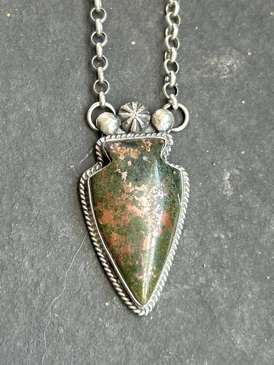 Native Copper Arrowhead Necklace Style #2