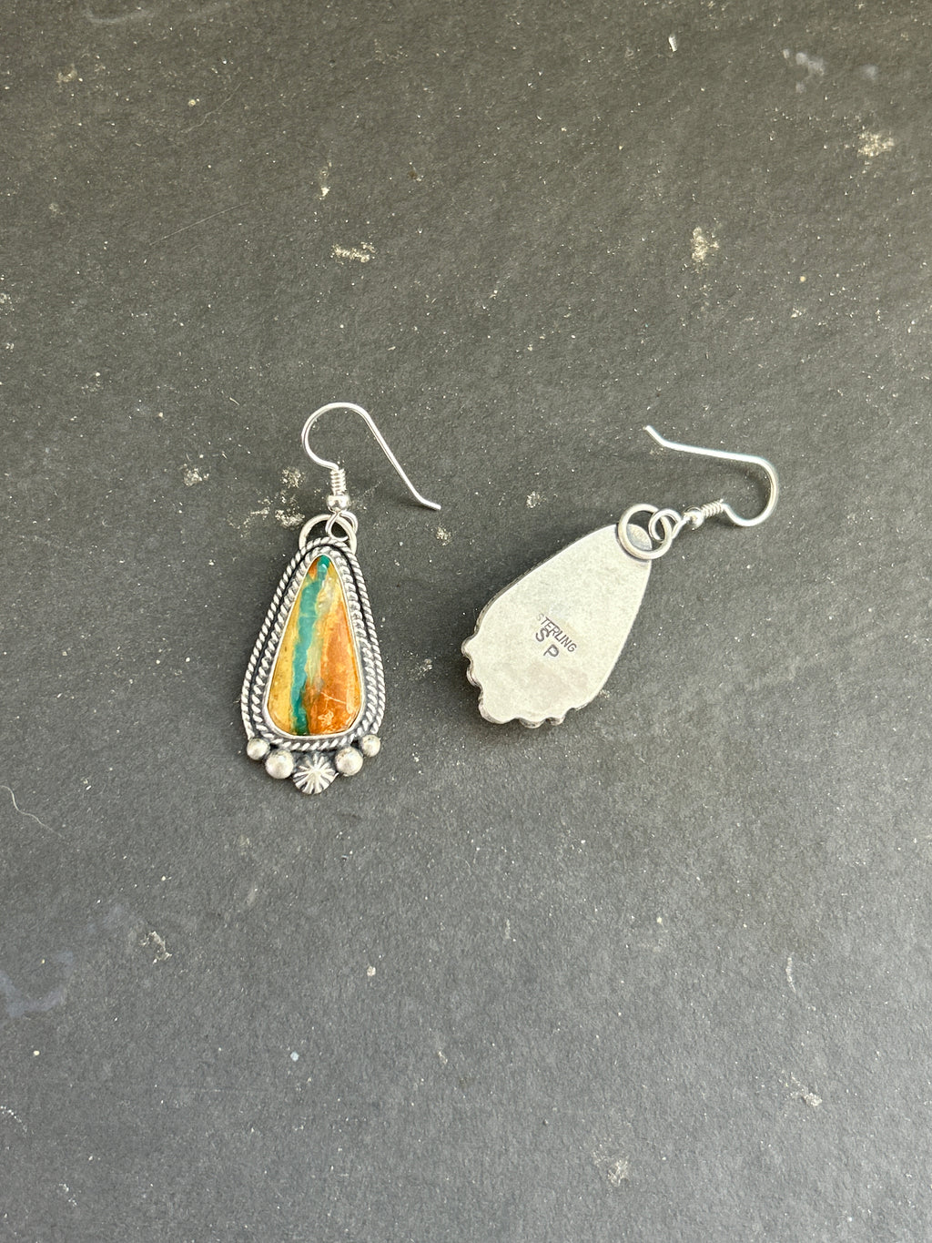 Ribbon Royston Dangle Earrings Style #1