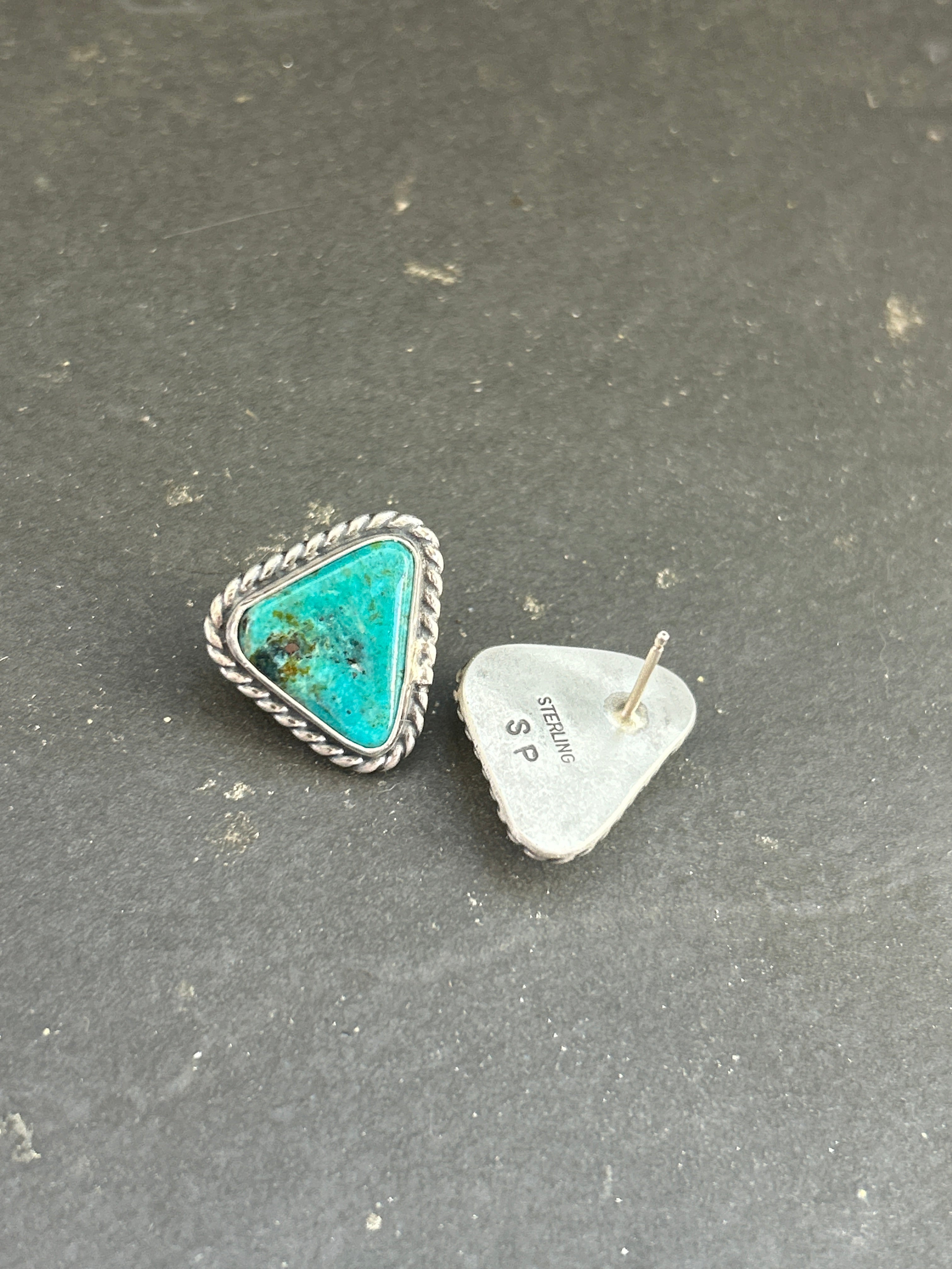 Easter Blue Stud Earrings Style #1